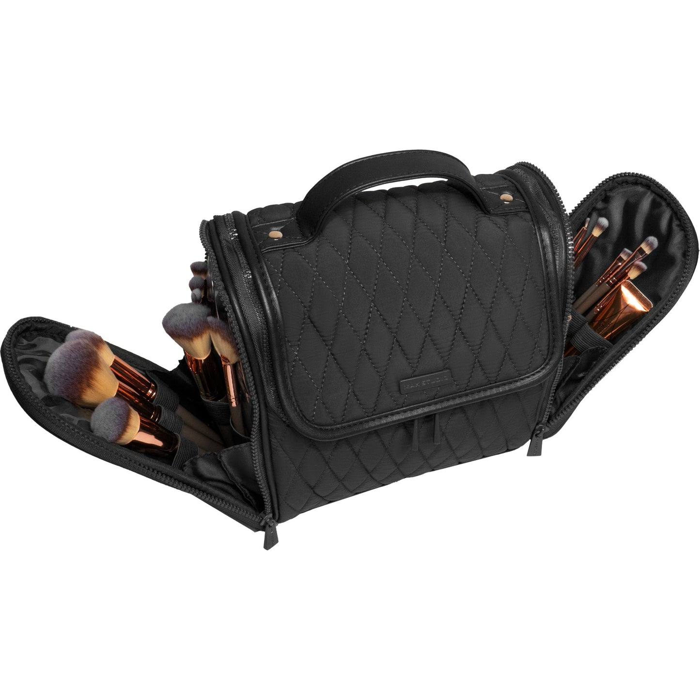 Max Studio Diamond Quilted Nylon Hanging Toiletry Bag