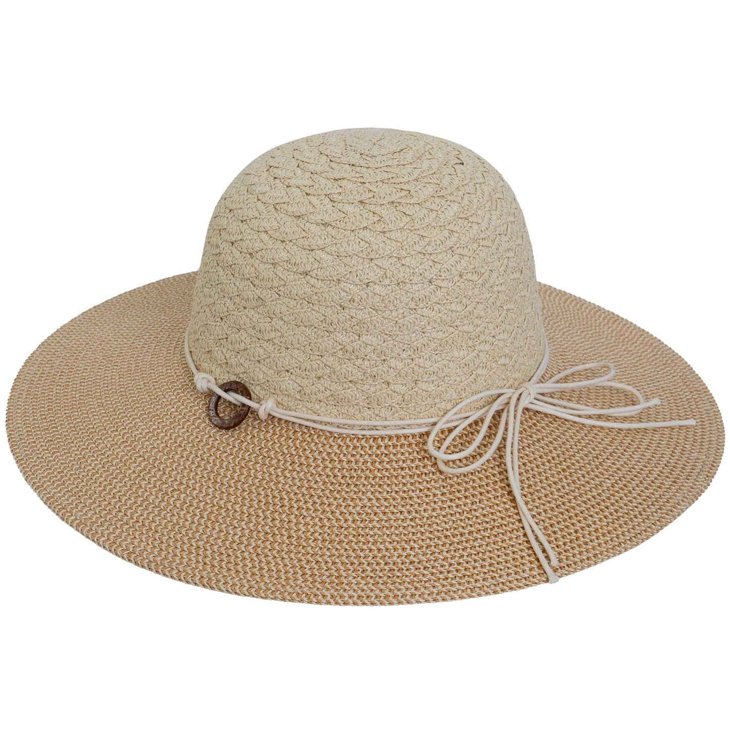 Magid Straw Bow Floppy Hat