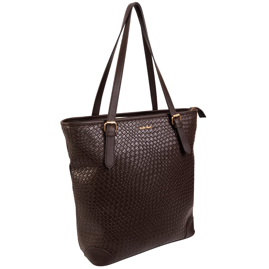 Ellen Tracy 18 Inch Croco Large Travel Workbook Tote Bag