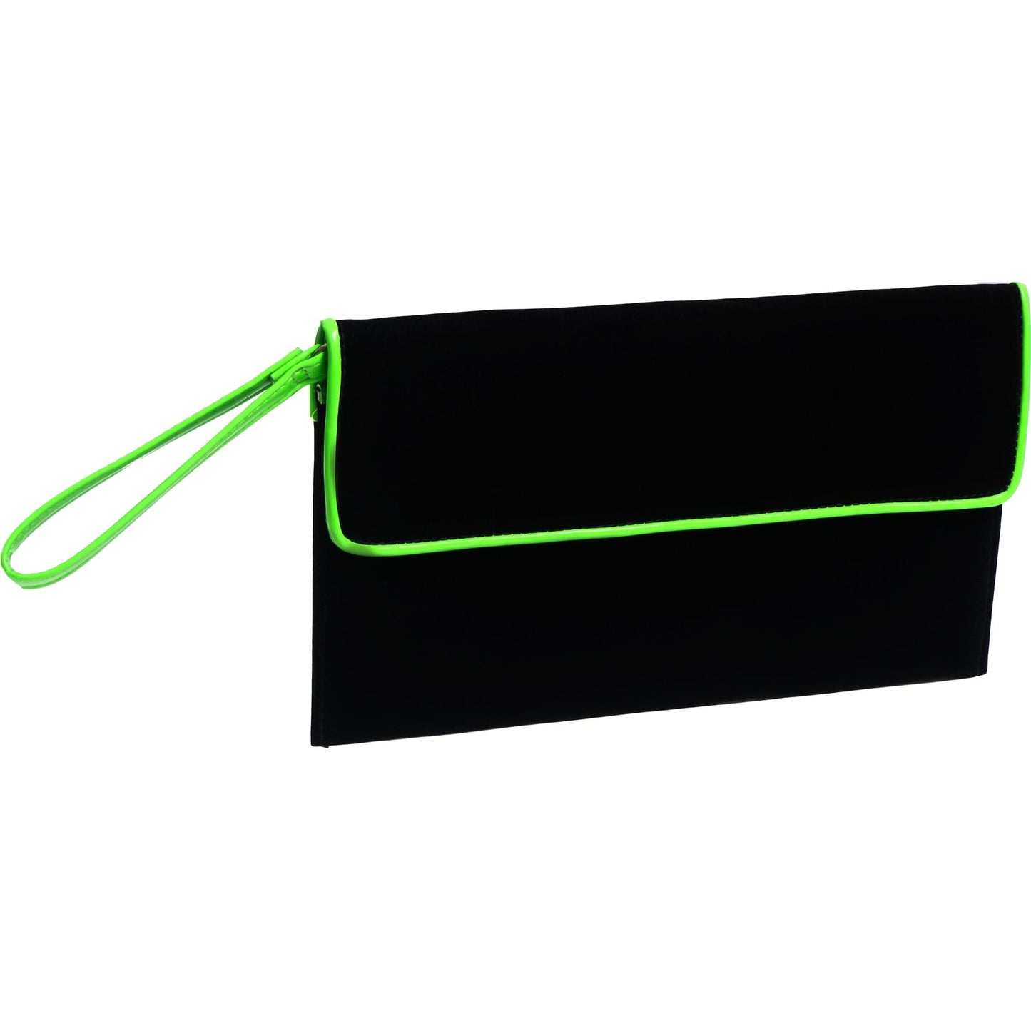 Giannini 4 Pack Velvet & Neon Large Clutch Wristlet Pouch