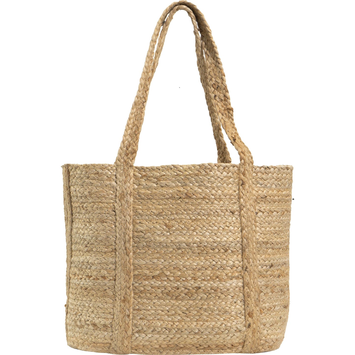 Magid Metallic Leopard Print Natural Straw Jute Tote