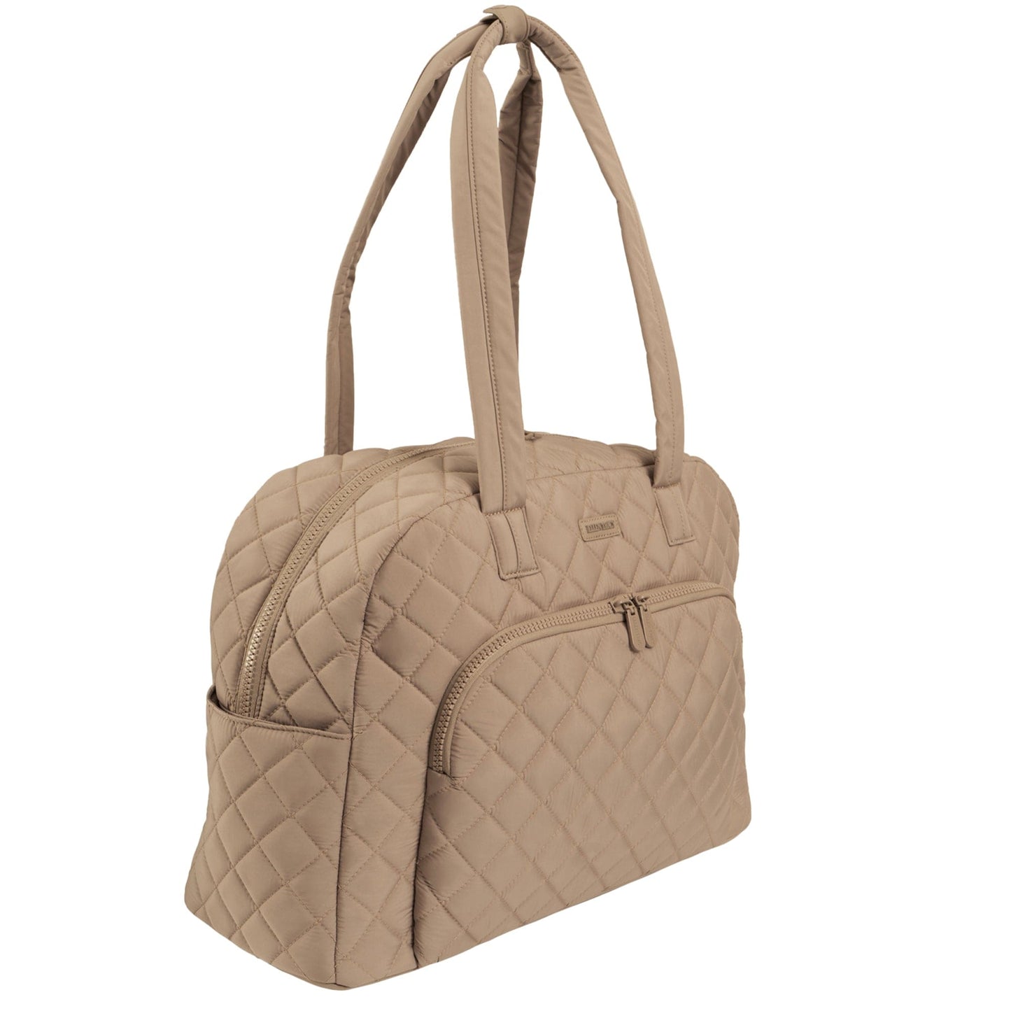 Ellen Tracy 20 Inch Diamond Nylon Quilted Travel Duffel