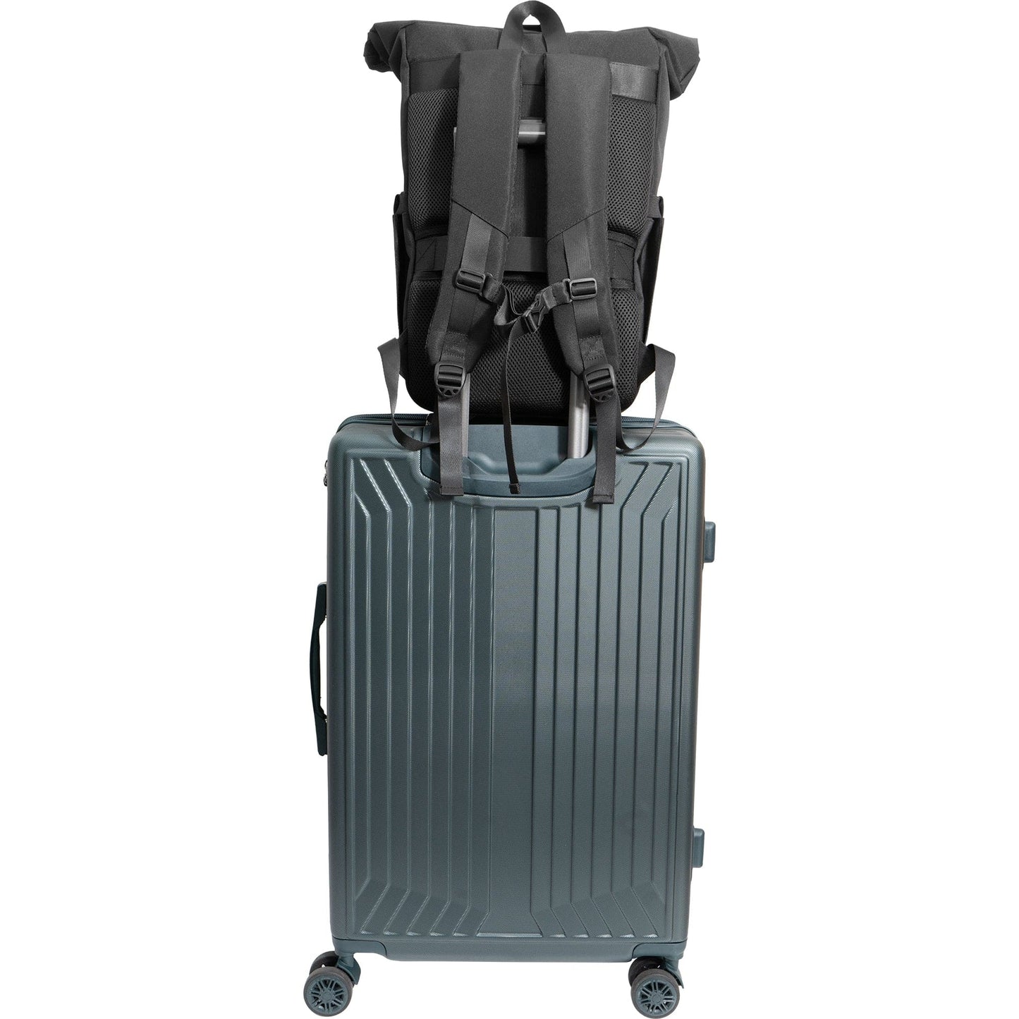 Jack Abrahams The Logan Nylon Roll-Down Laptop Backpack