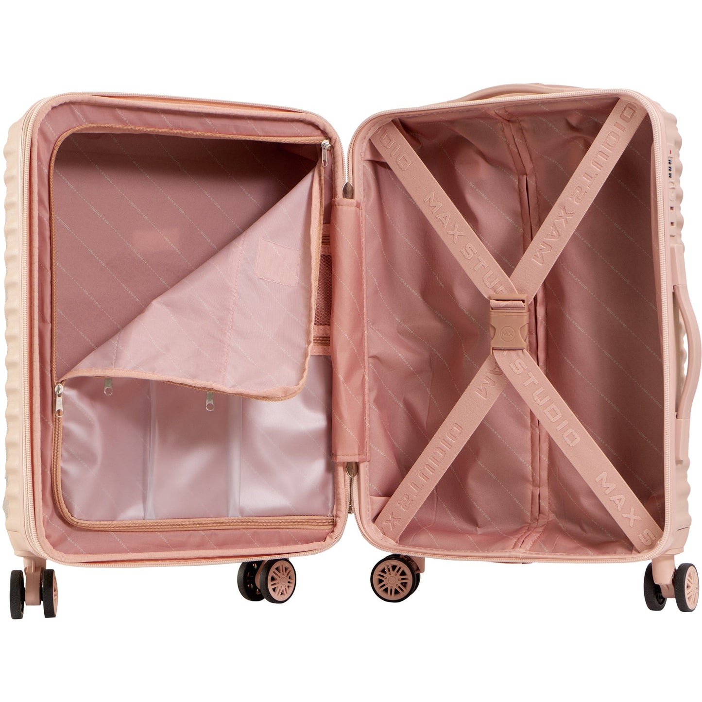 Max Studio The Auckland ABS 2-Piece Hard-Sided Luggage Set