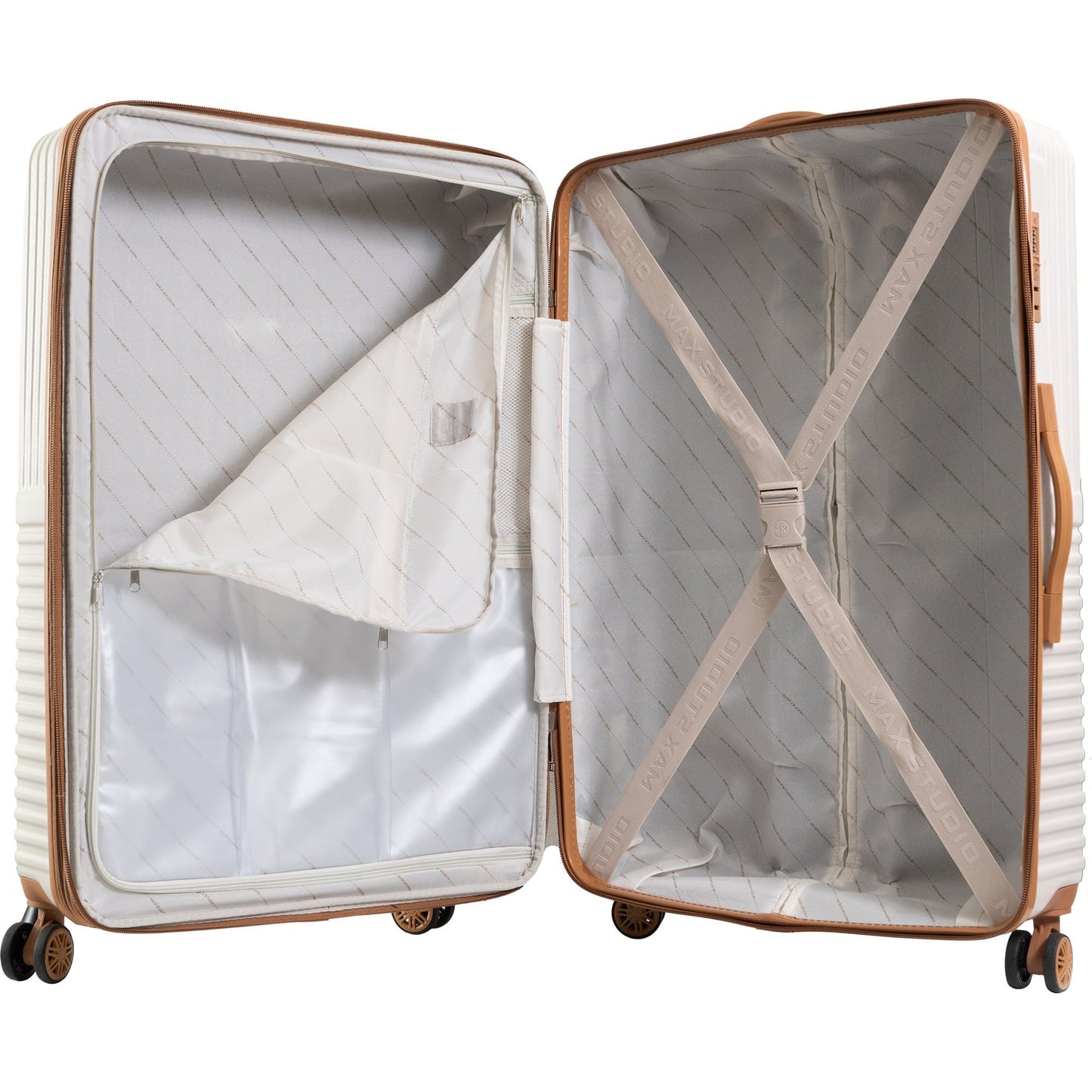 Max Studio The Odessa ABS 2-Piece Hard-Sided Luggage Set