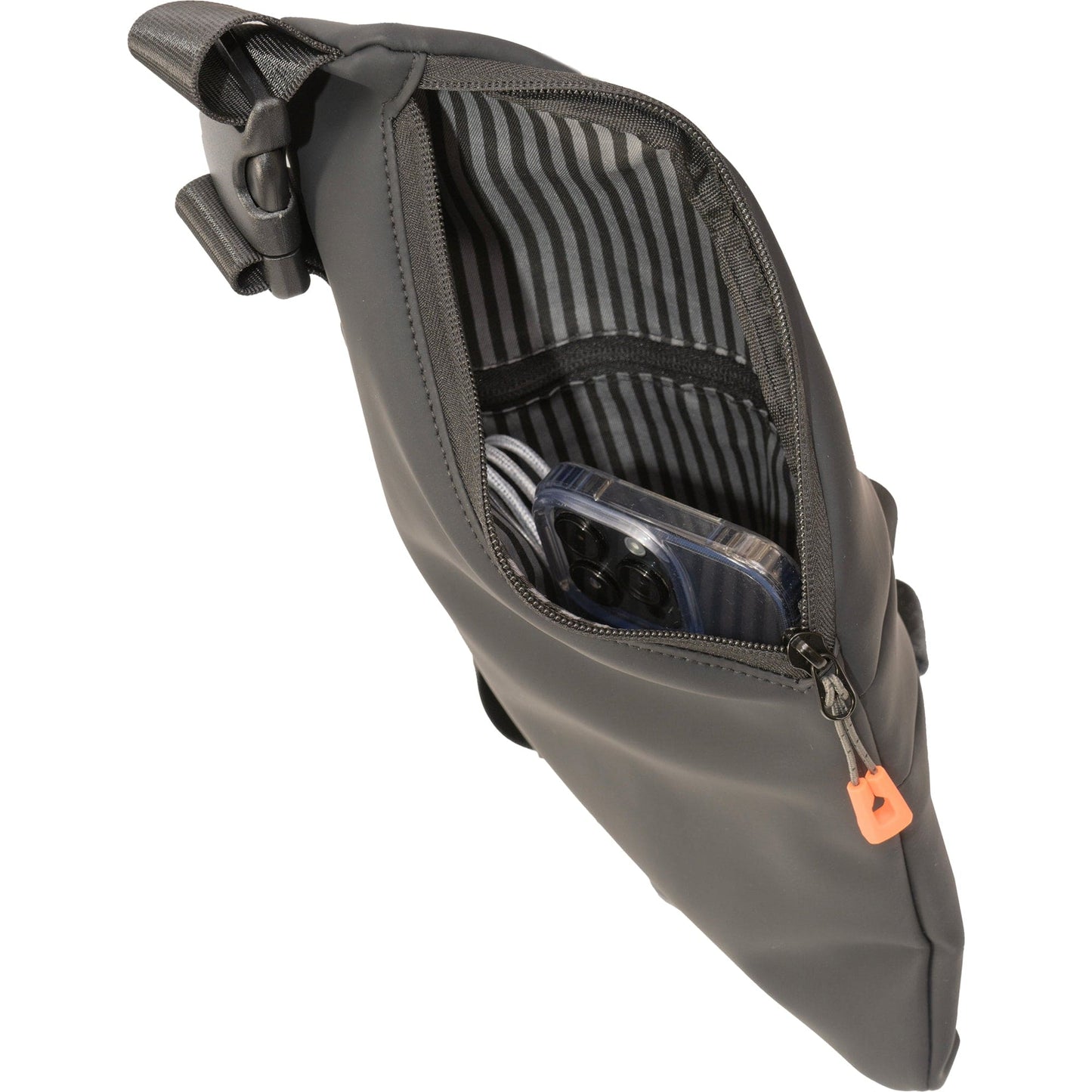 Jack Abrahams The Loredo | 14-In Smooth Tarpaulin Crossbody Sling Bag