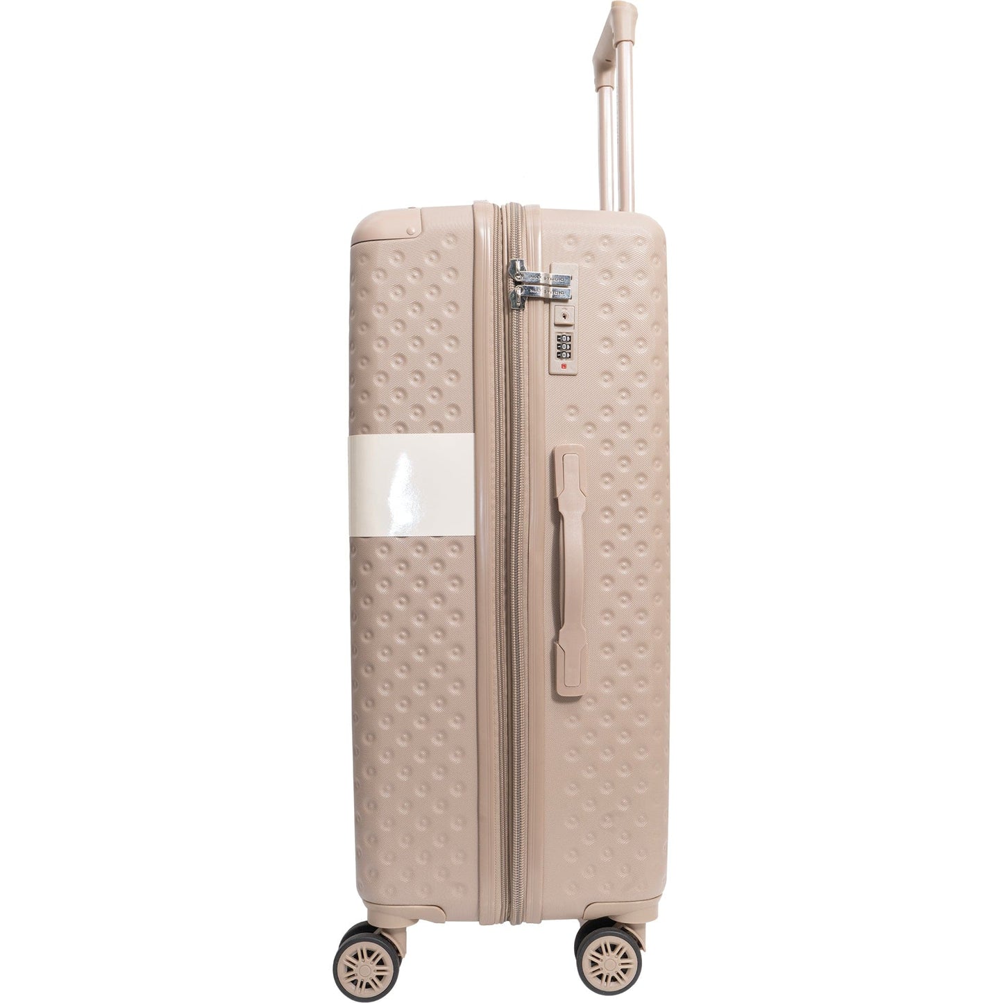 Max Studio Tonal Tufted ABS 2-Piece Hard-Sided Luggage Set