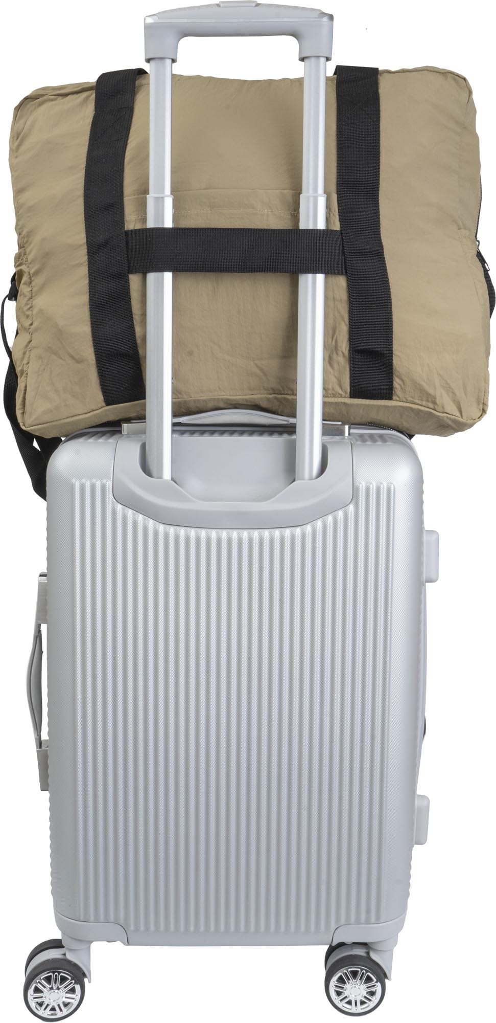 Boarding Pass Recycled Foldable & Packable Pouch Duffel Travel Bag