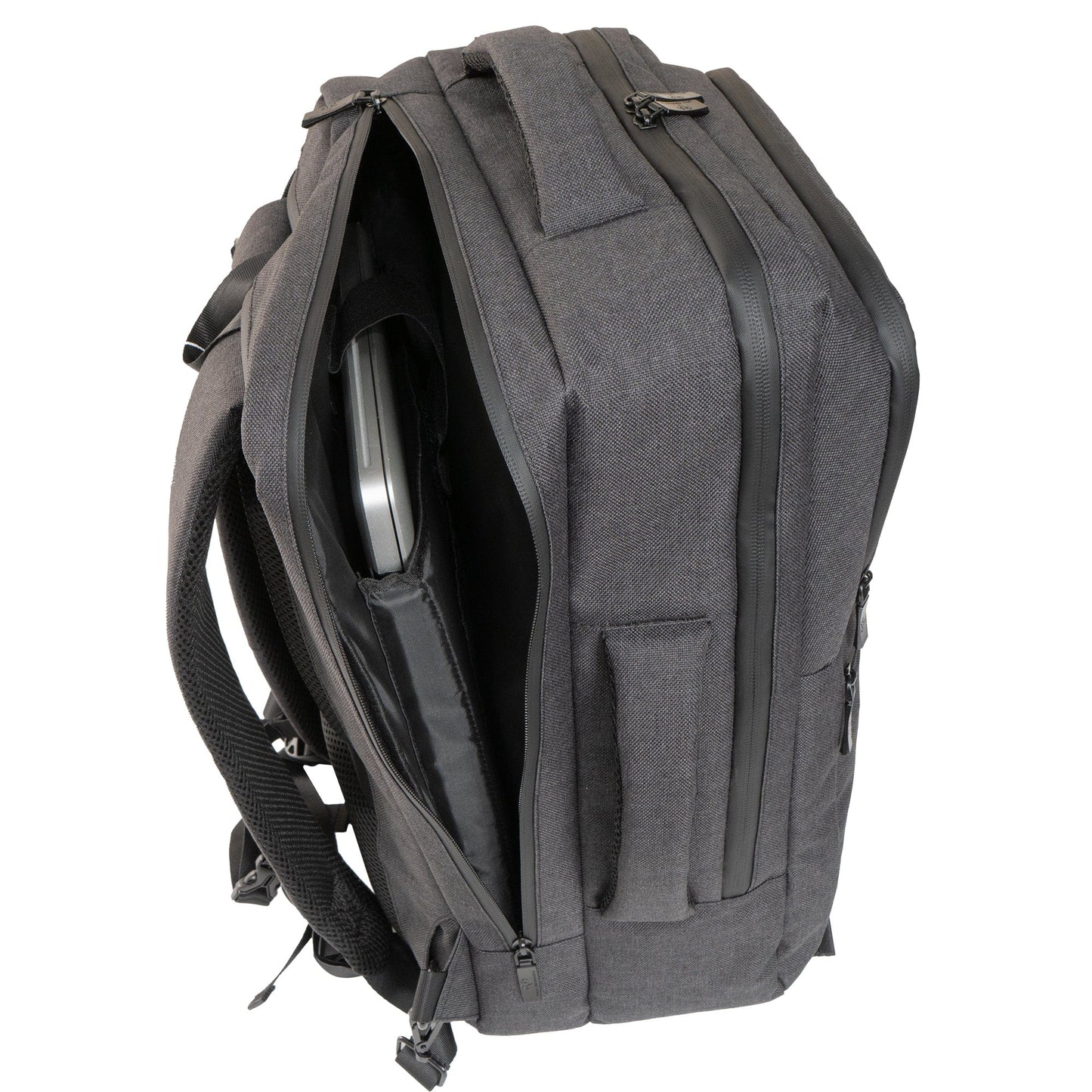 Jack Abrahams The Bristol Twill Nylon 19-In Convertible Travel Backpack