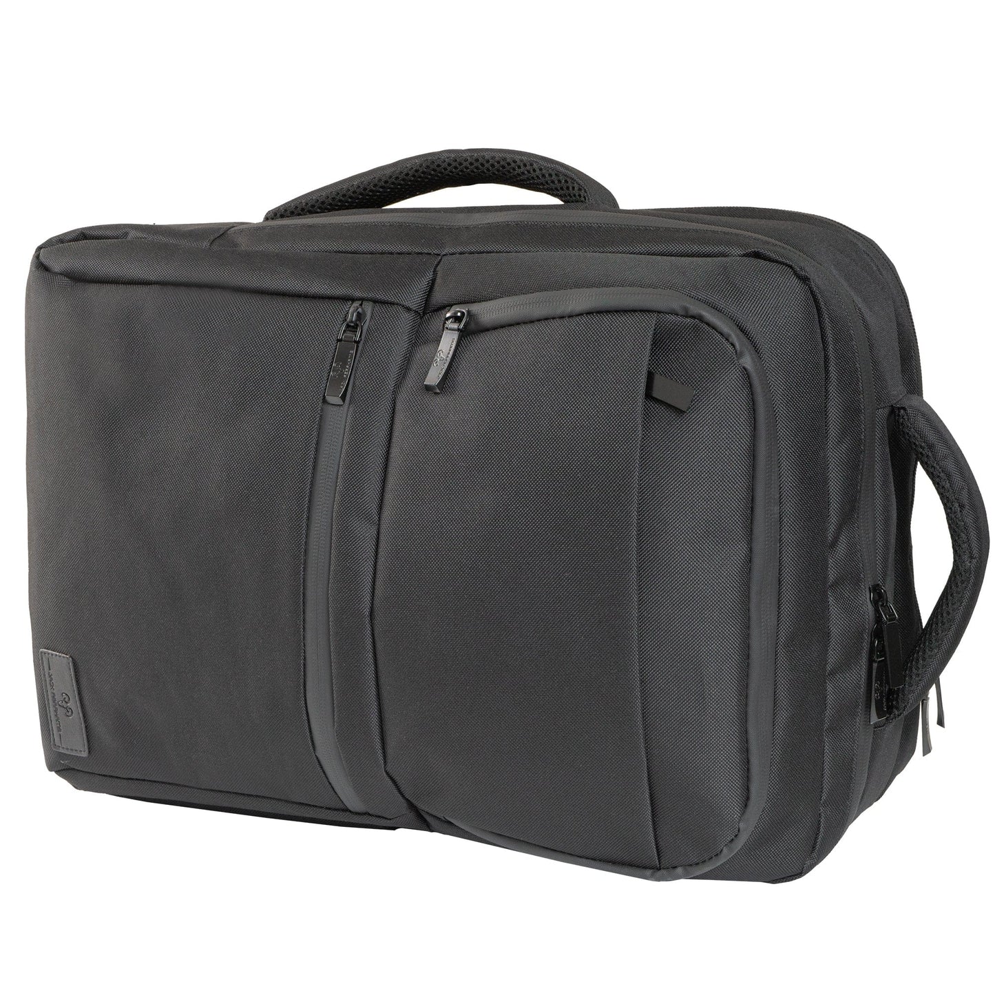 Jack Abrahams The Bristol Twill Nylon 19-In Convertible Travel Backpack