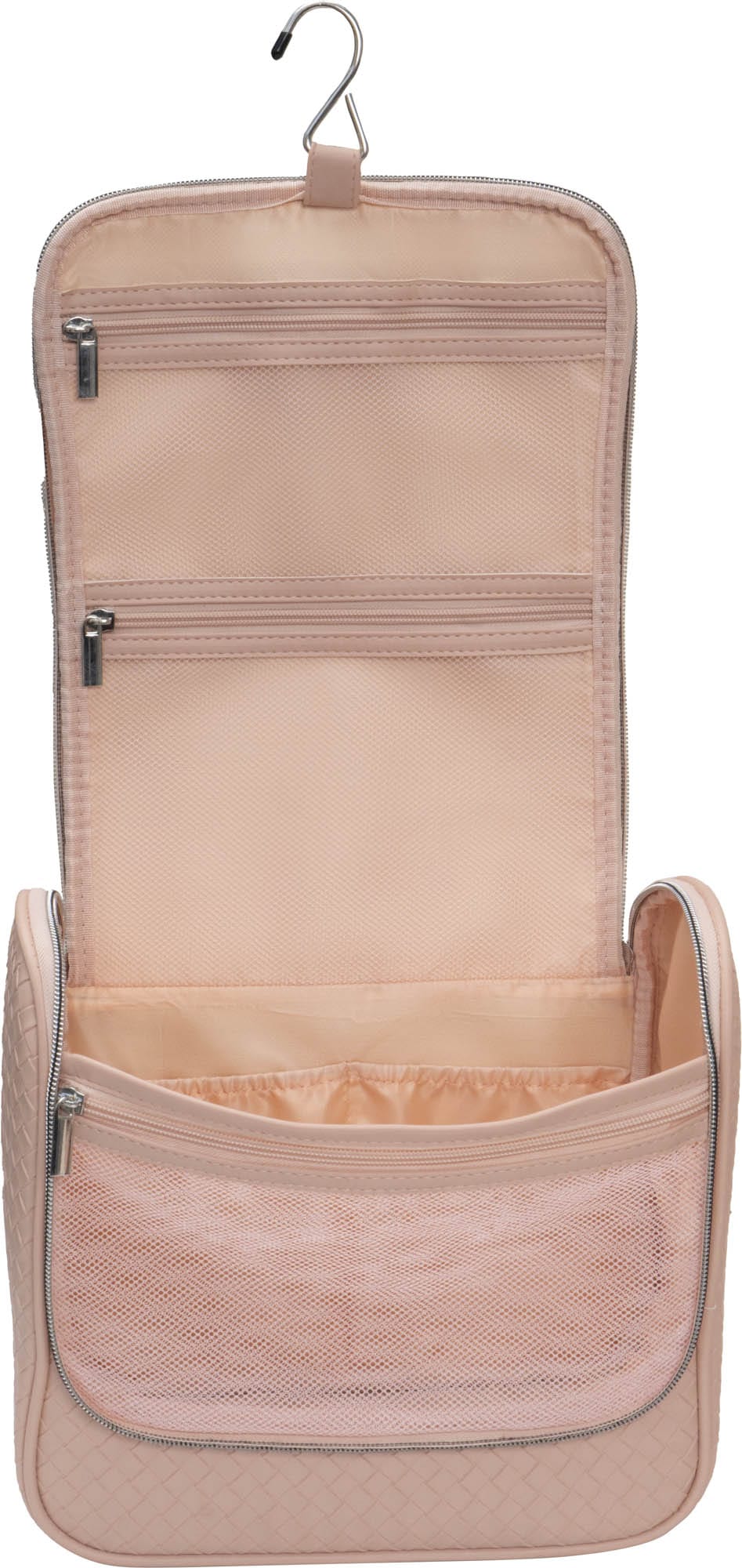 Joan & David Large Woven Hanging Toiletry Organizer Bag