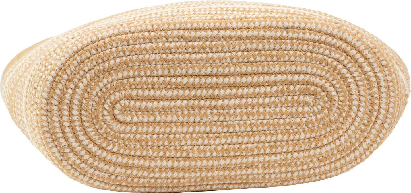 Magid Natural Cotton Woven Knot Shoulder Woven Tote