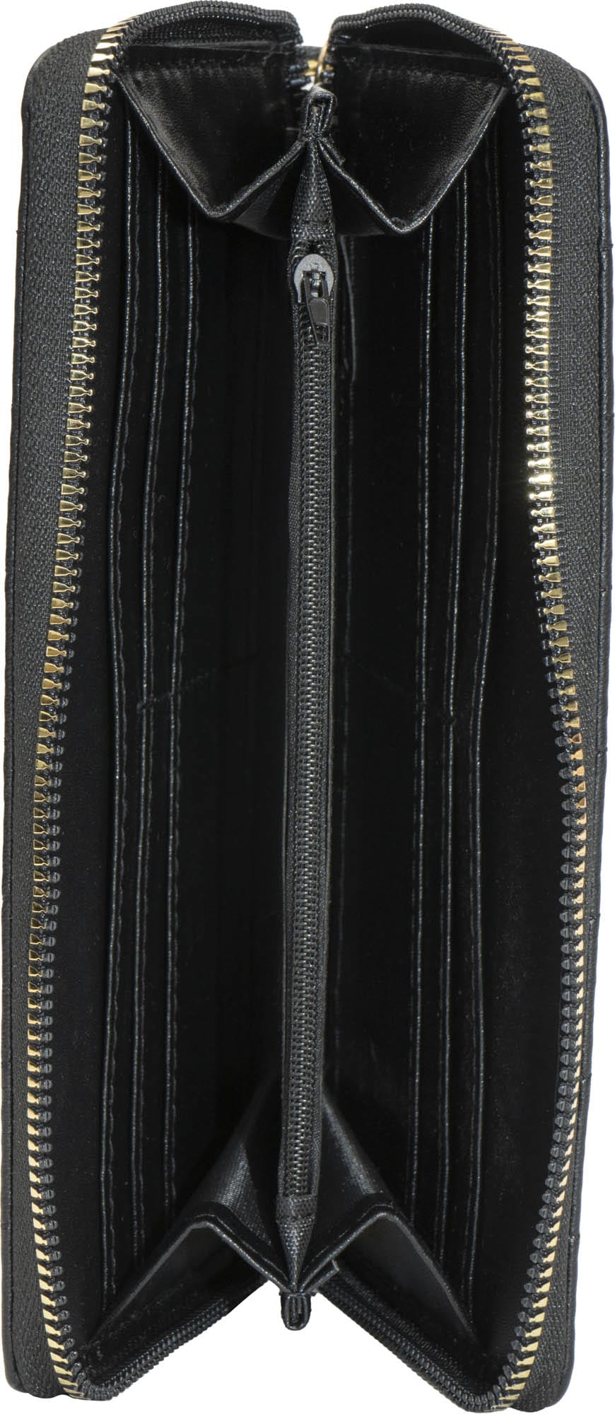 Rebecca & Rifka Smooth Tubular Quilt Medallion Zip Wristlet Wallet