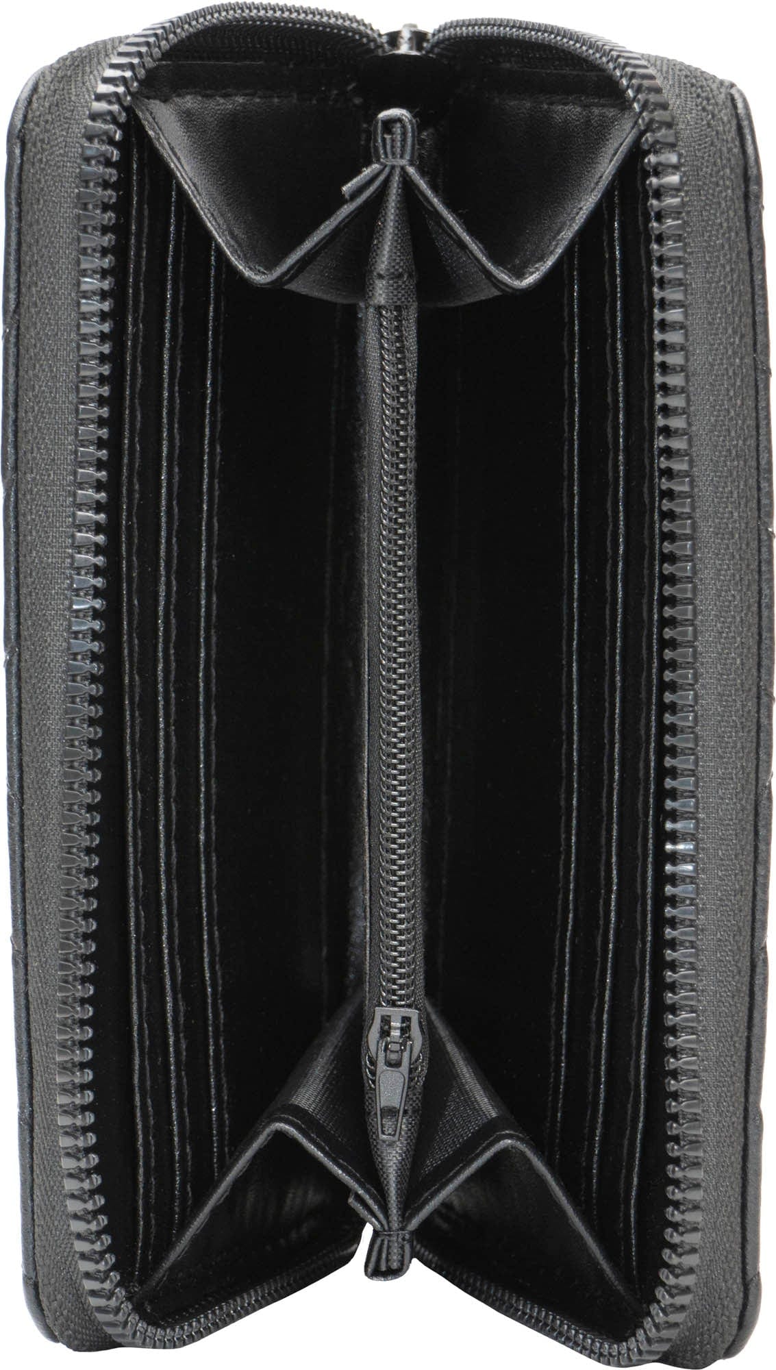 Rebecca & Rifka Smooth Tubular Quilt Medallion Zip Indexer Wallet