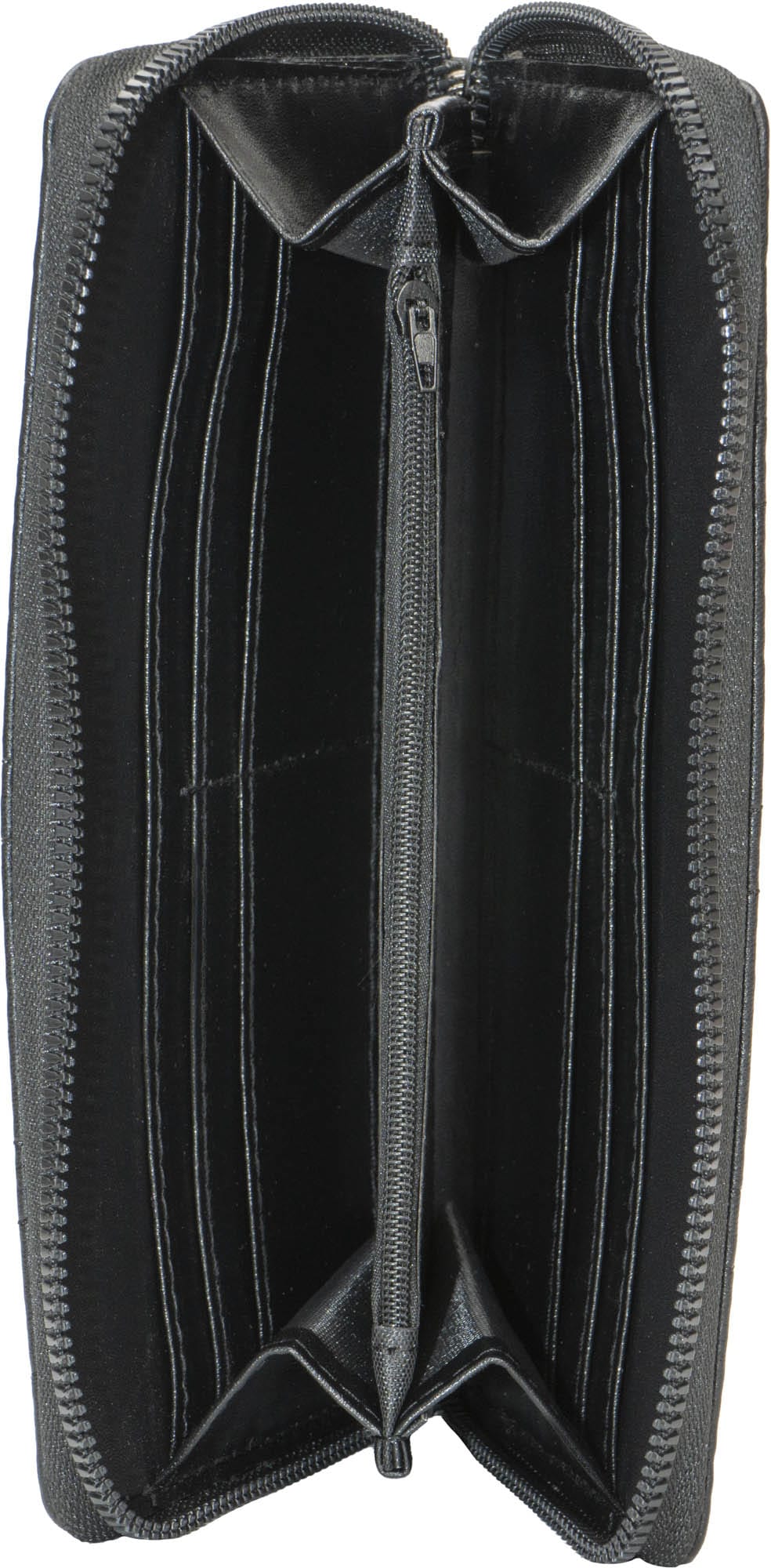 Rebecca & Rifka Smooth Houndstooth Quilt Medallion Zip Wristlet Wallet