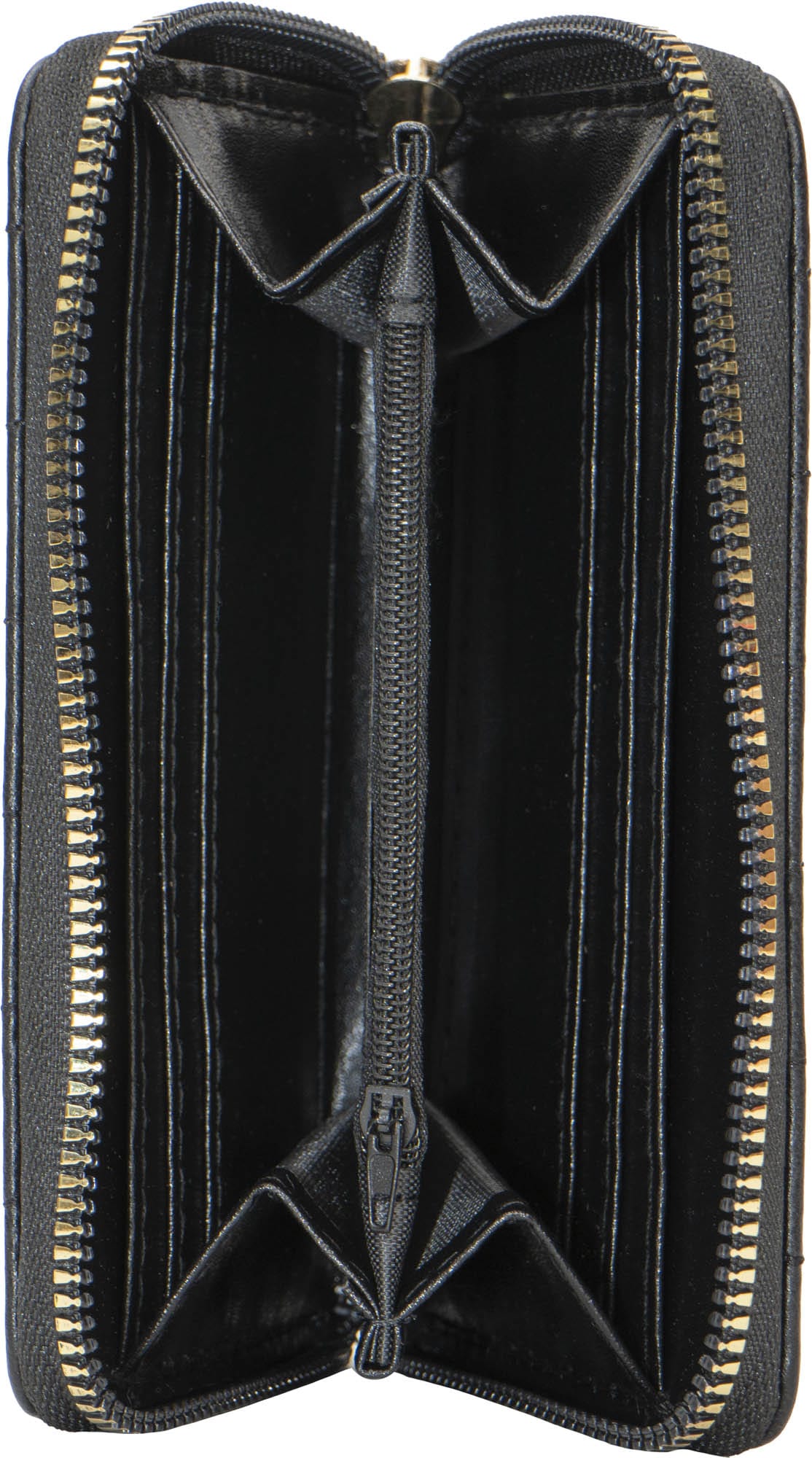 Rebecca & Rifka Smooth Diamond Quilt Medallion Zip Indexer Wallet