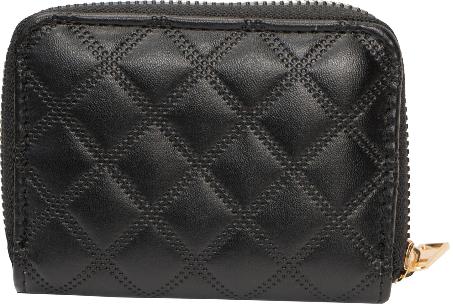 Rebecca & Rifka Smooth Diamond Quilt Medallion Zip Accordian Wallet