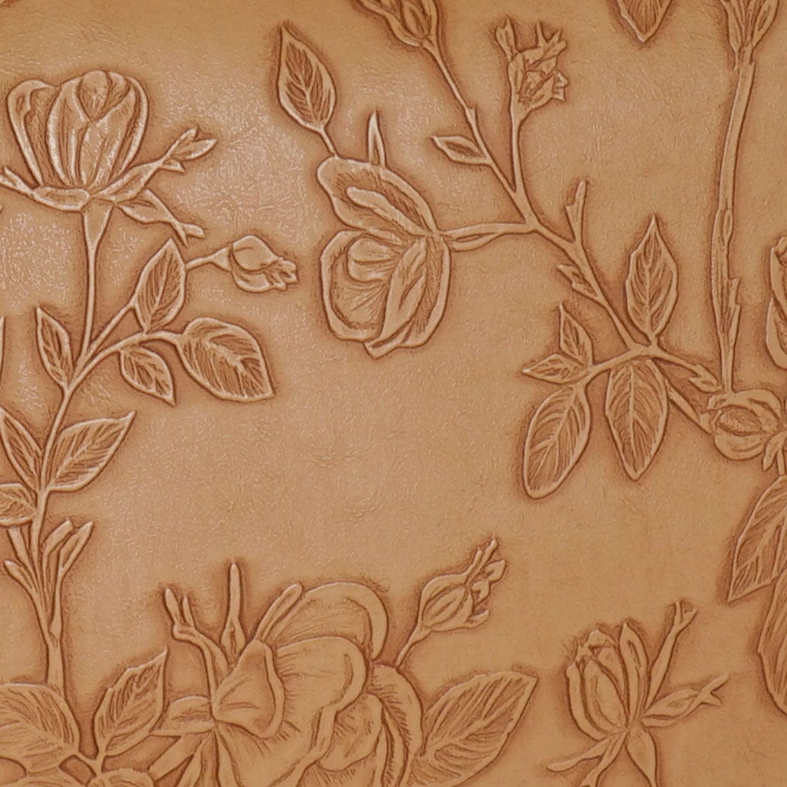 Ellen Tracy 20 Inch Floral Embossed Drop Bottom Duffel