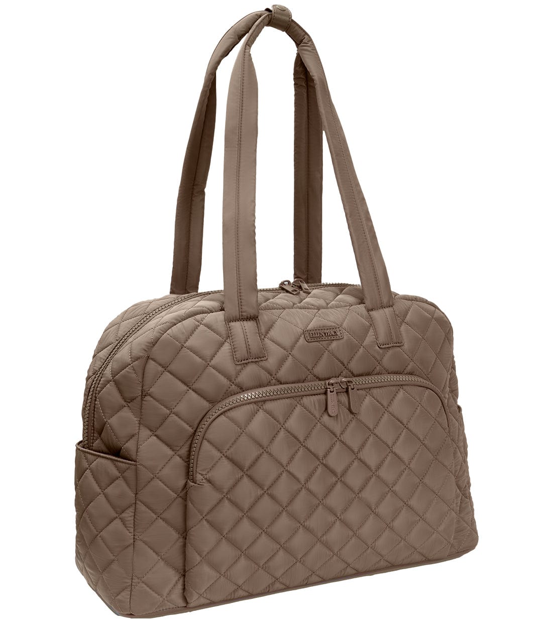 Ellen Tracy 20 Inch Diamond Nylon Quilted Travel Duffel