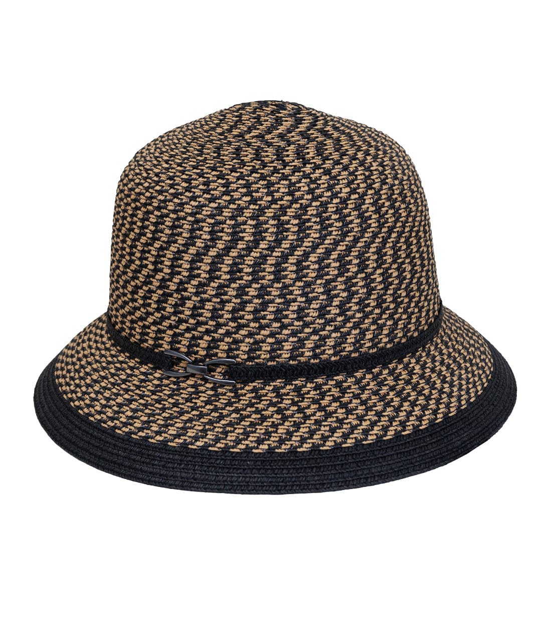 Magid Two Tone Metal Accent Straw Bucket  Sun Hat