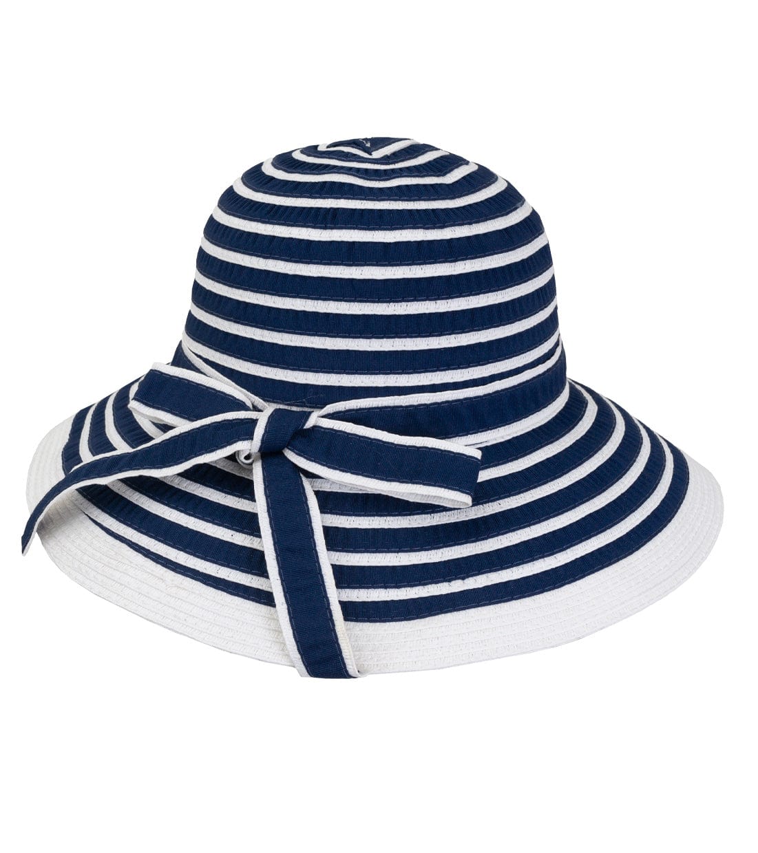 Magid Striped Cotton Foldable Bucket Hat