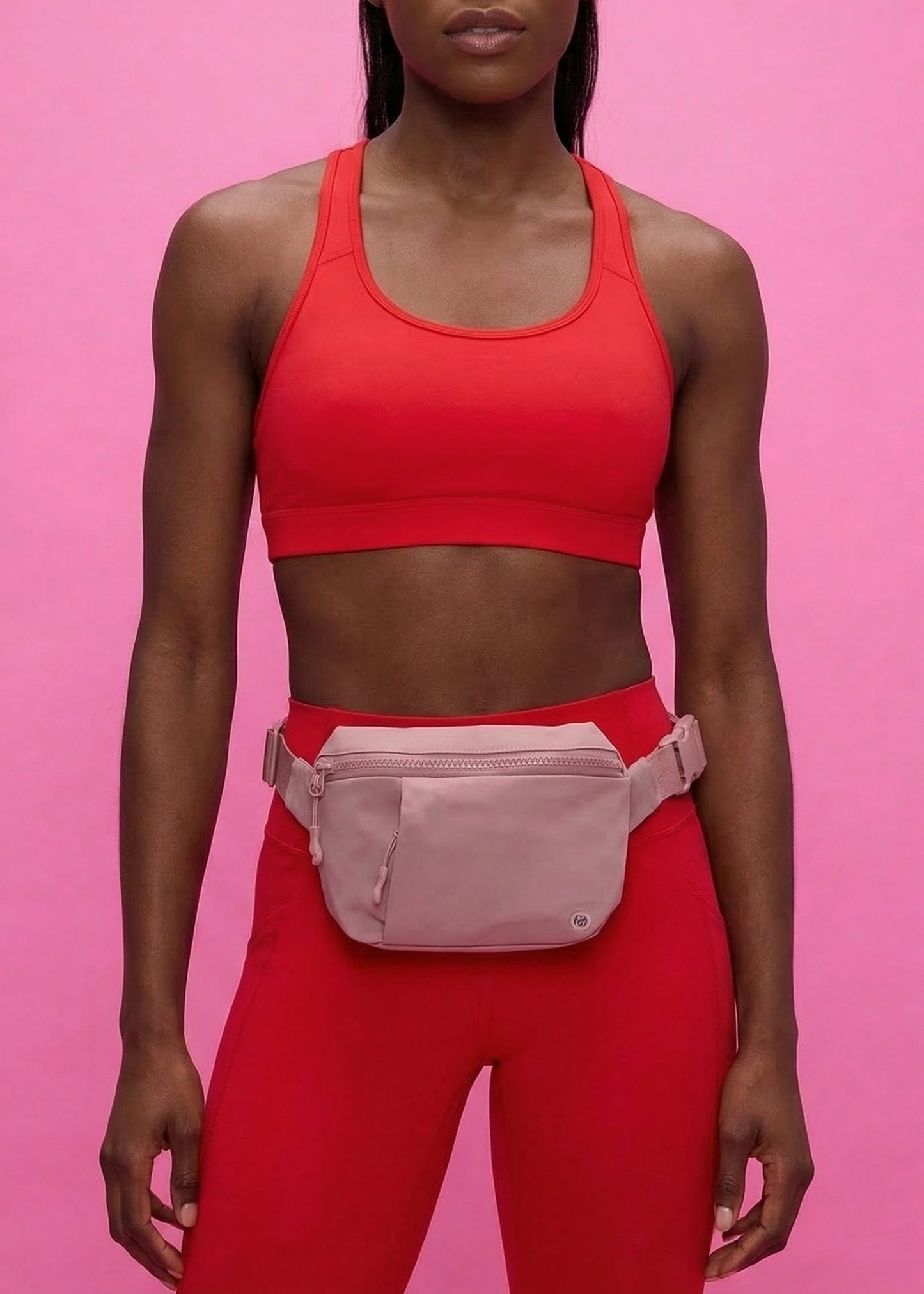 Joan & David Sport Nylon Passport Front Pocket Belt Bag