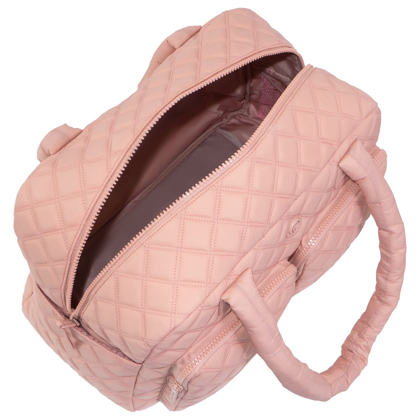 Joan & David Two Pocket Diamond Quilted 22 in. Duffel Bag