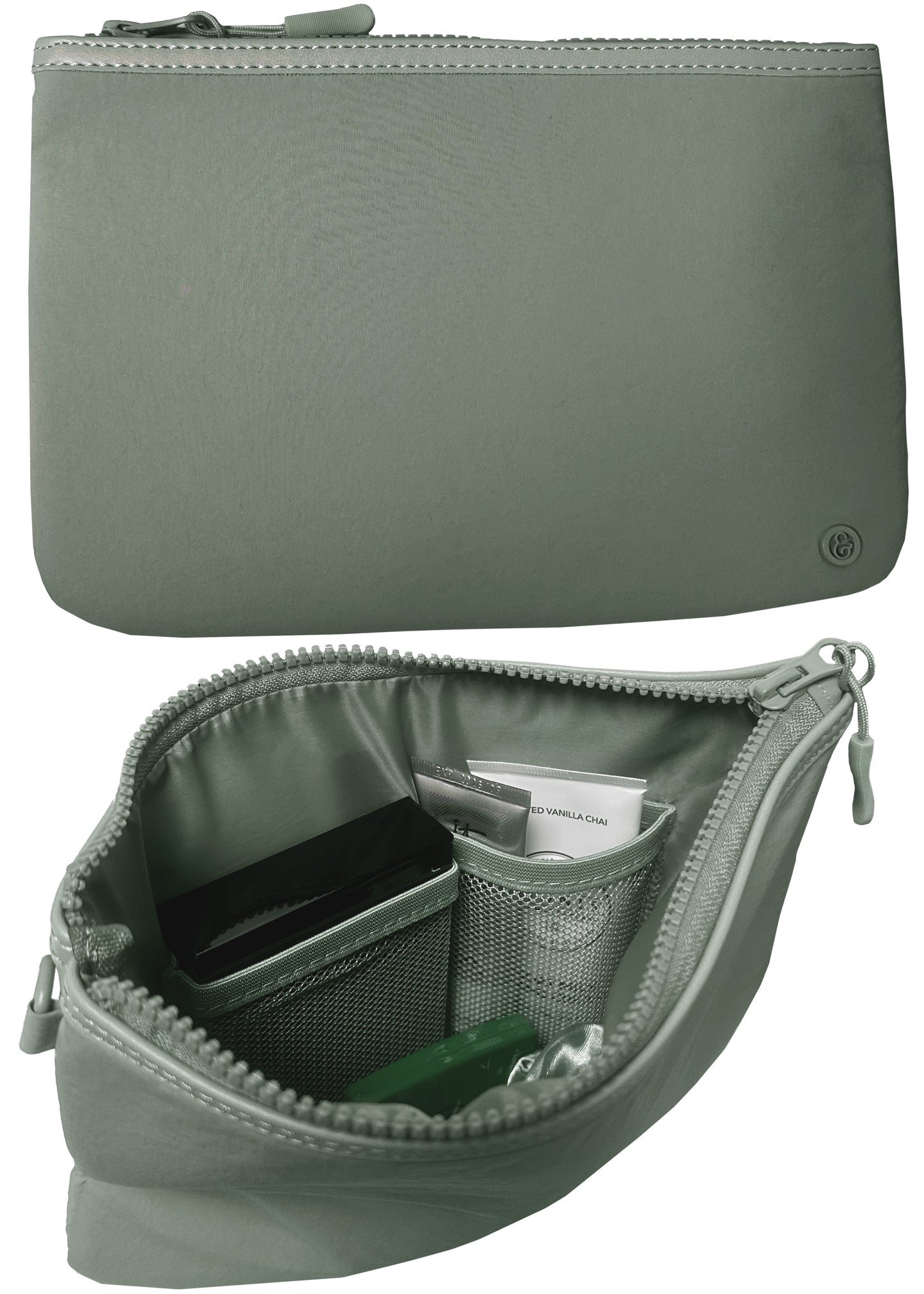 Joan & David The Hold-All Sport Nylon 4 Piece Set Wristlet Pouches, Card Case, Keychain Lanyard 4 Piece Set