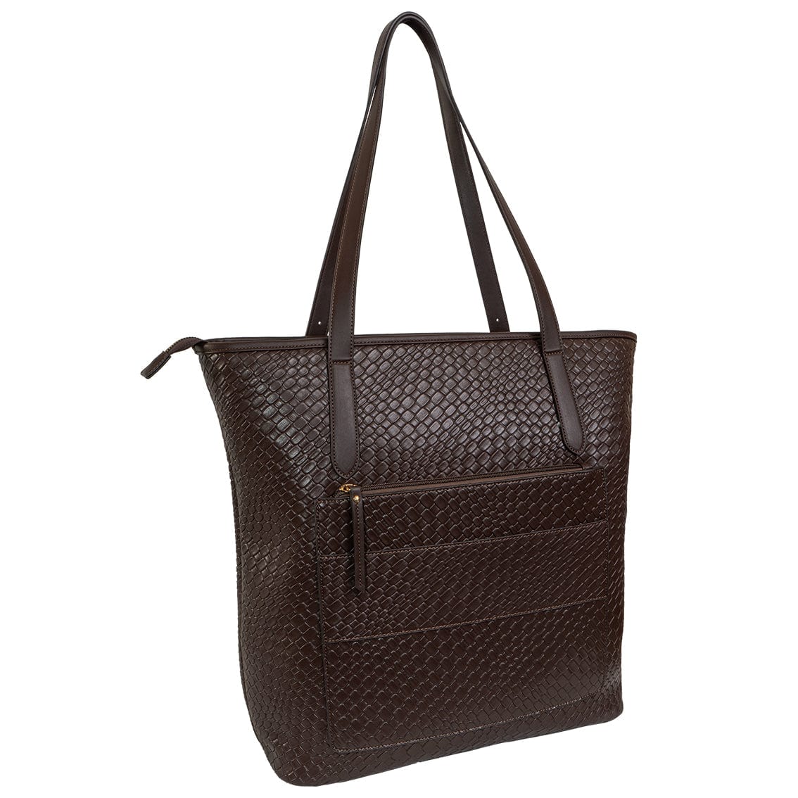 Ellen Tracy 18 Inch Croco Large Travel Workbook Tote Bag