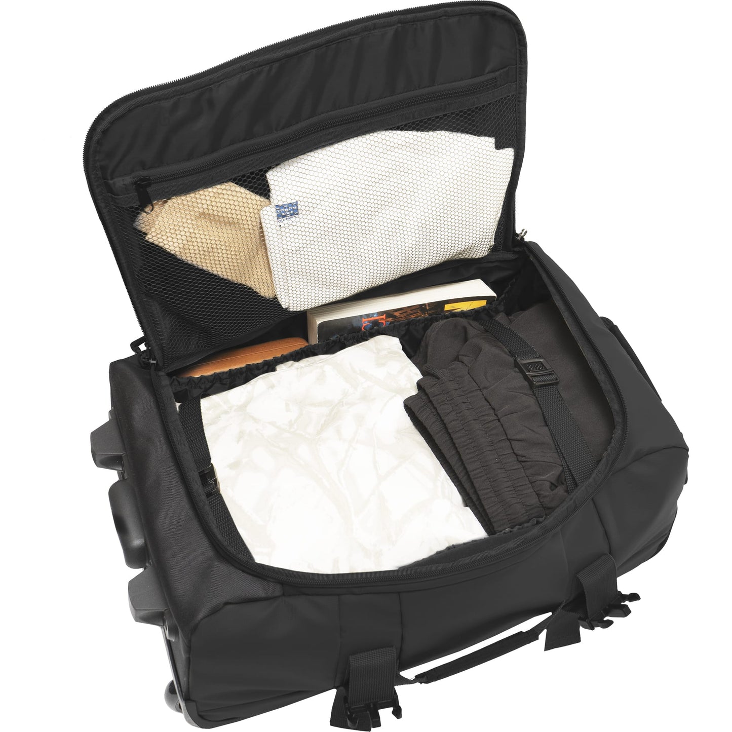 Jack Abrahams The Nova Recon 3 Piece Water Resistant Textured Tarpaulin Roller Luggage Set