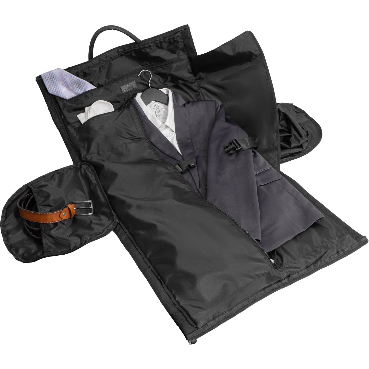 Jack Abrahams 20-In Twill Nylon Convertible Garment Bag Duffel