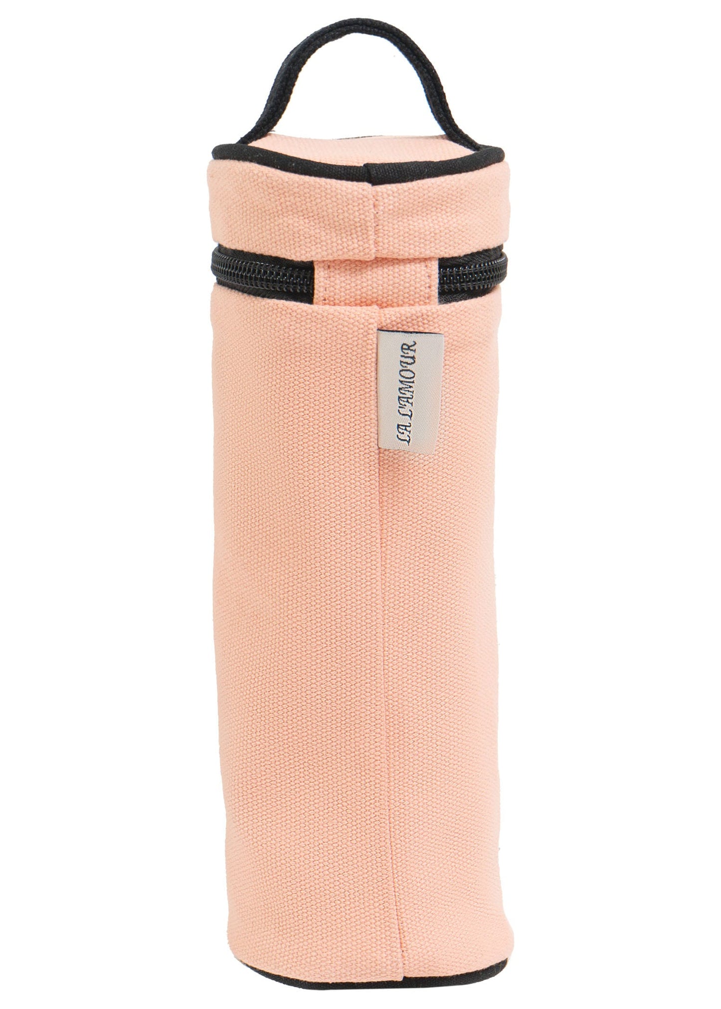 La L'Amour 16oz Cotton Canvas Top Handle Cylinder Toothbrush Case