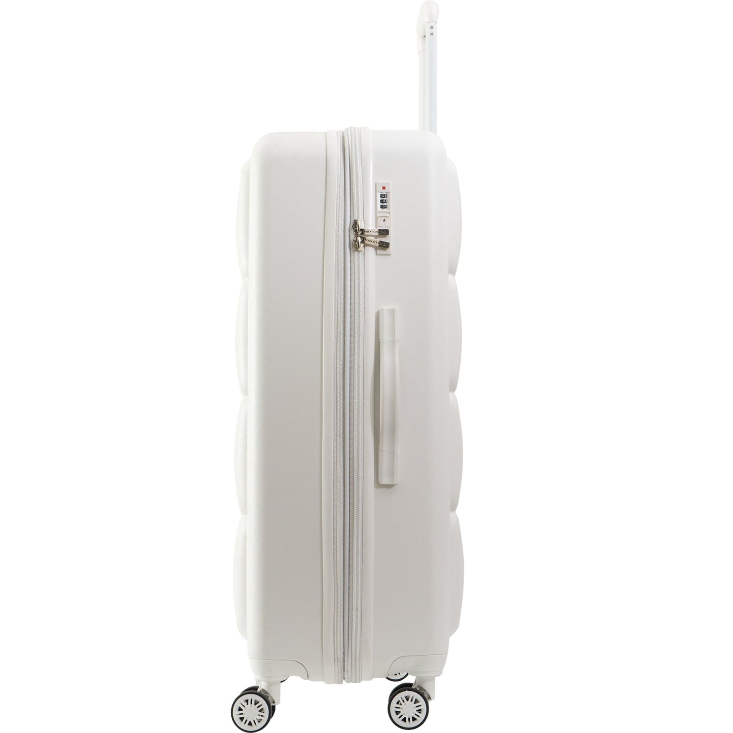 Max Studio The Square Embossed ABS 2-Piece Hard-Sided Luggage Set