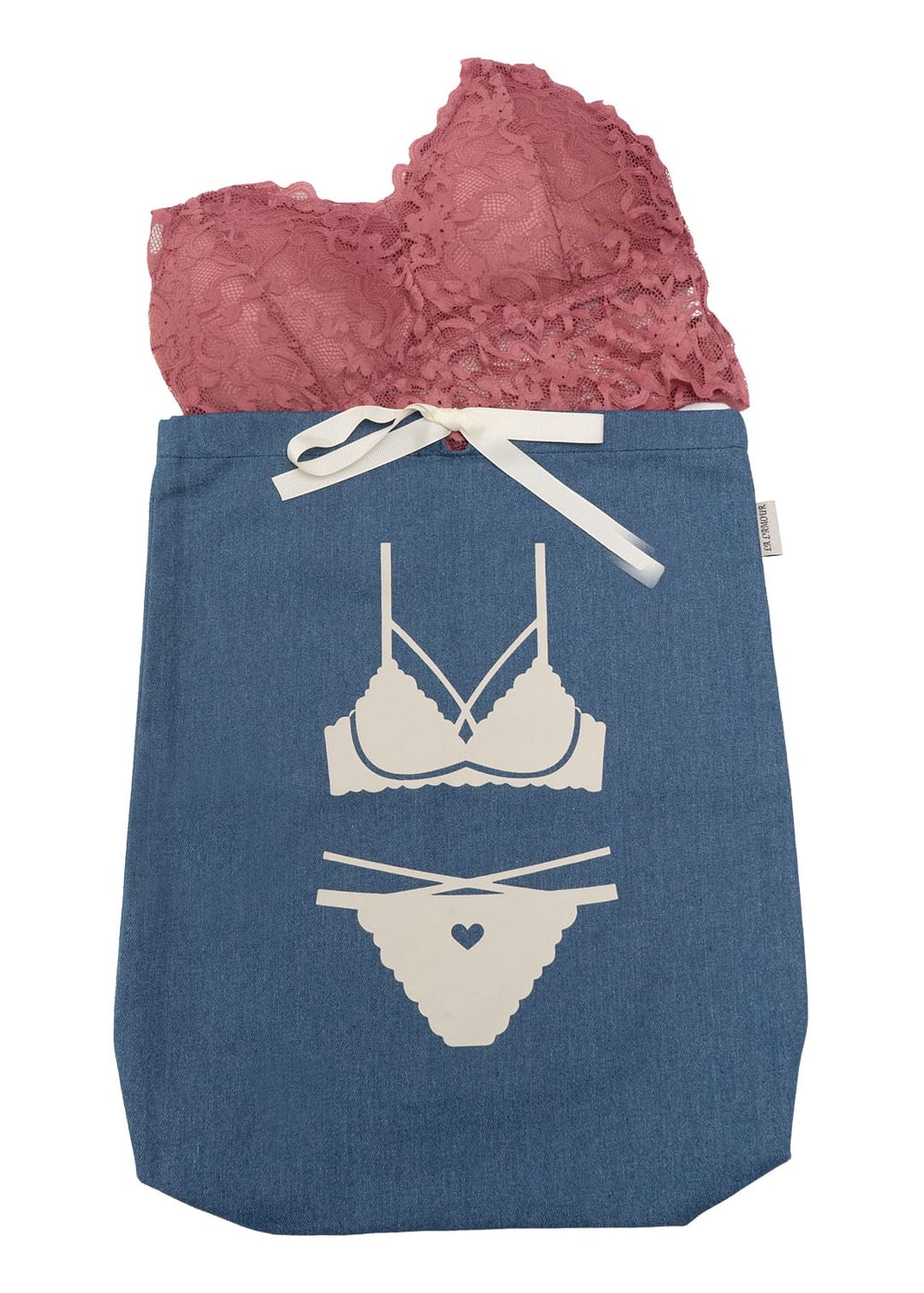 La L'Amour 8oz Cotton Canvas 4PC Laundry Bag Set