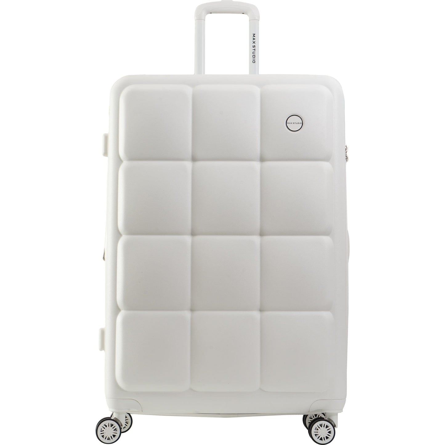 Max Studio The Square Embossed ABS 2-Piece Hard-Sided Luggage Set