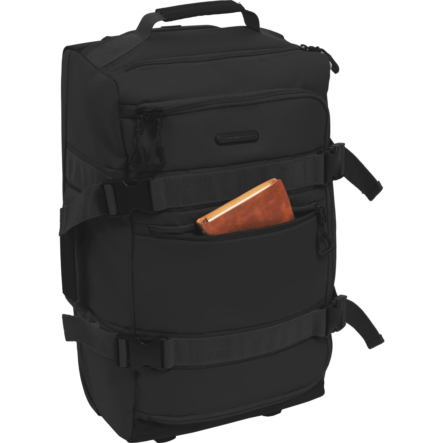 Jack Abrahams The Nova Recon 3 Piece Water Resistant Textured Tarpaulin Roller Luggage Set