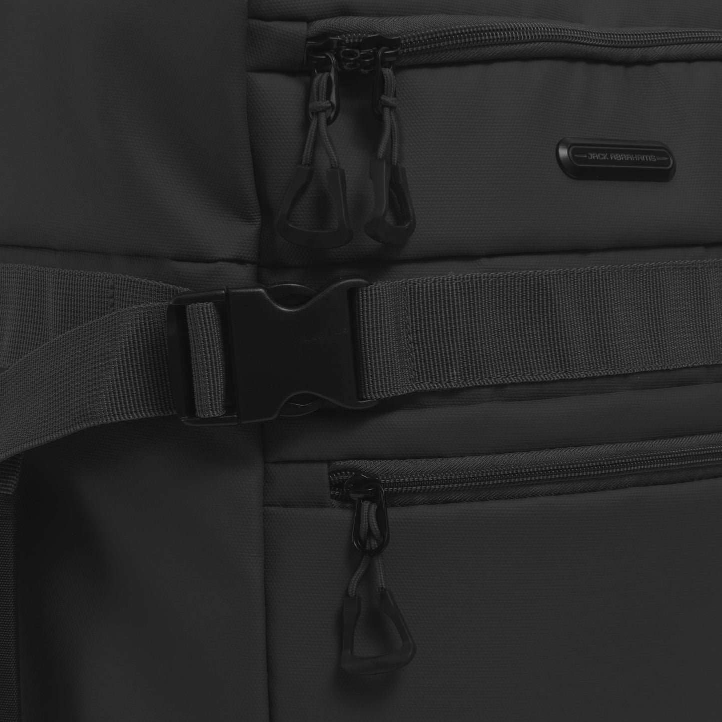 Jack Abrahams The Nova Recon 3 Piece Water Resistant Textured Tarpaulin Roller Luggage Set