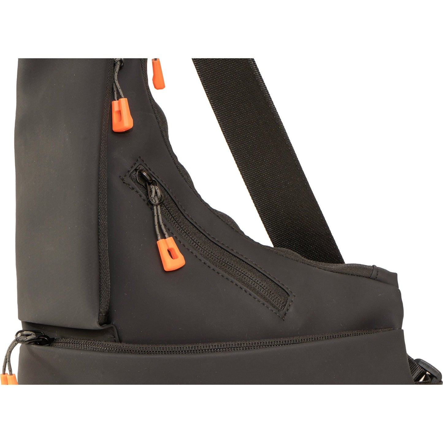 Jack Abrahams The Warren | 14-In Smooth Tarpaulin Crossbody Sling Bag