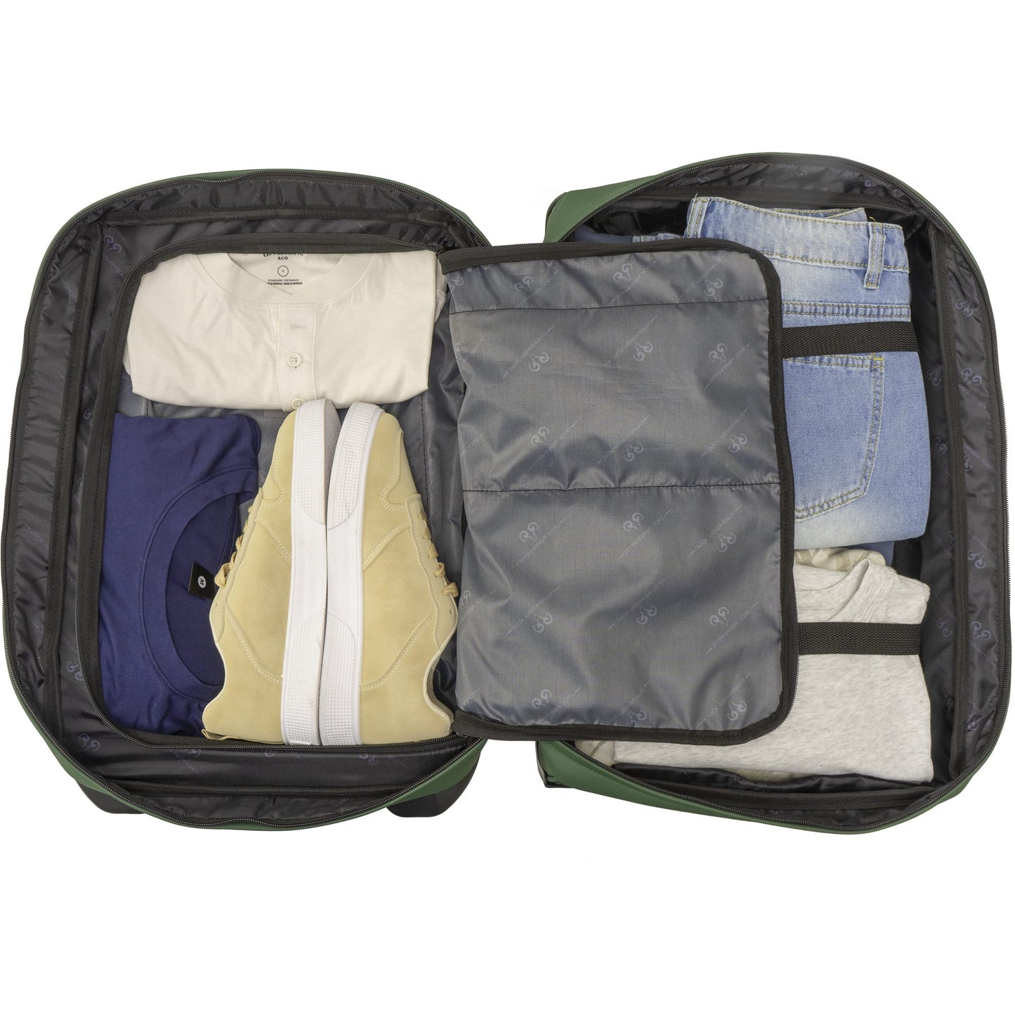 Jack Abrahams The Vector Rift 3 Piece Water Resistant Textured Tarpaulin Roller Luggage Set