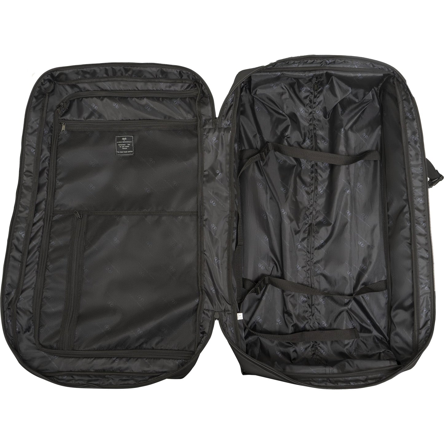 Jack Abrahams The Vector Rift 3 Piece Water Resistant Textured Tarpaulin Roller Luggage Set