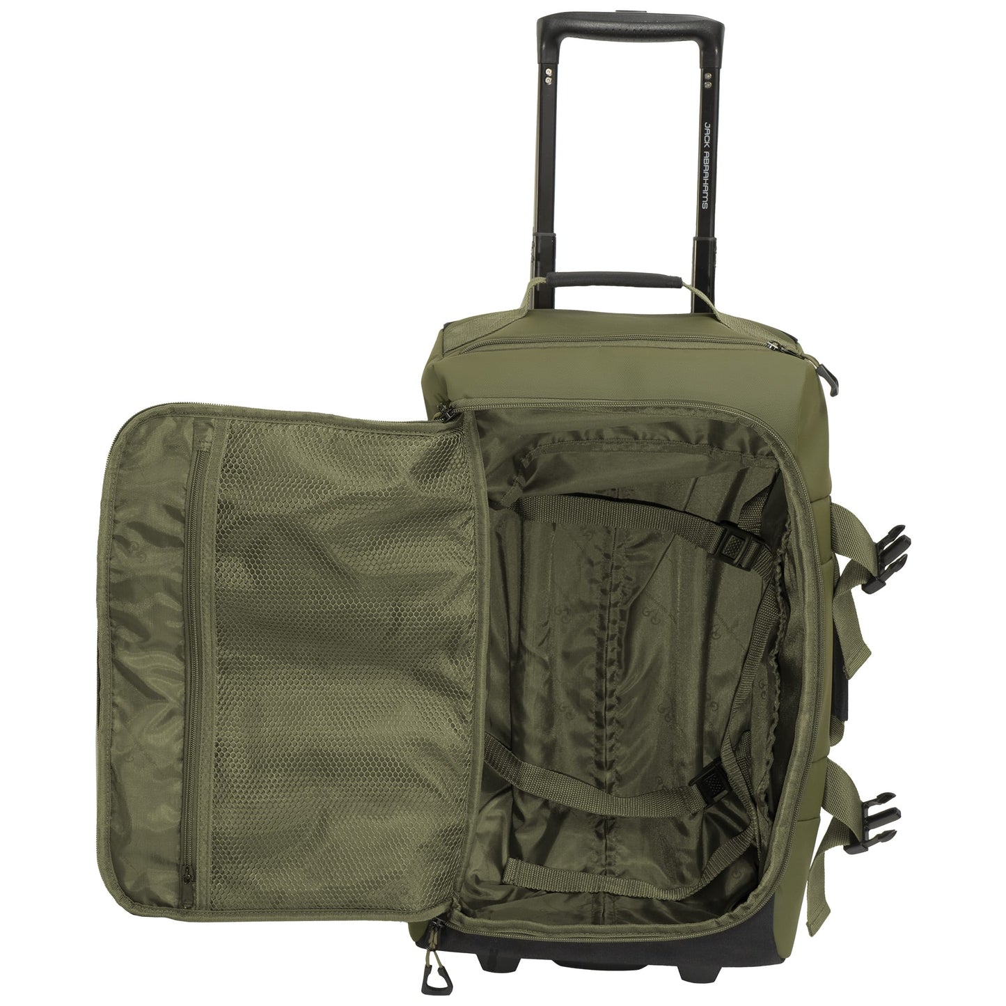 Jack Abrahams The Nova Recon 3 Piece Water Resistant Textured Tarpaulin Roller Luggage Set