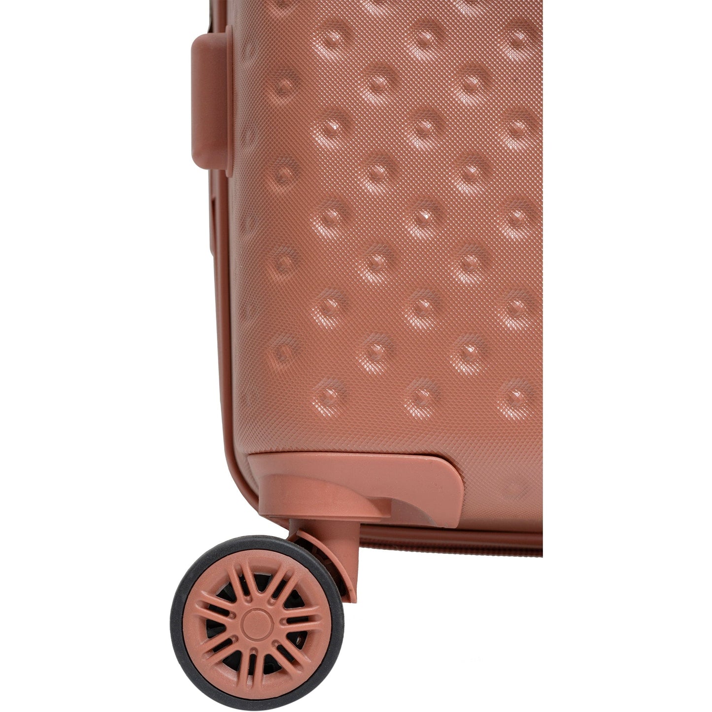 Max Studio Tonal Tufted ABS 2-Piece Hard-Sided Luggage Set