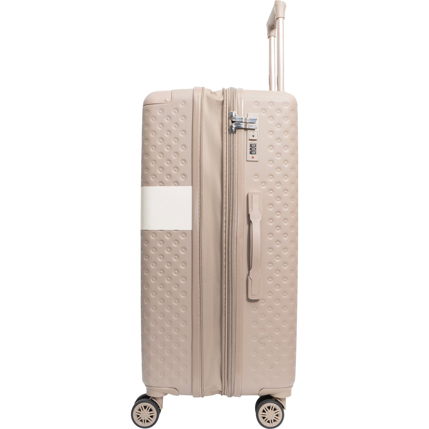 Max Studio Tonal Tufted ABS 2-Piece Hard-Sided Luggage Set