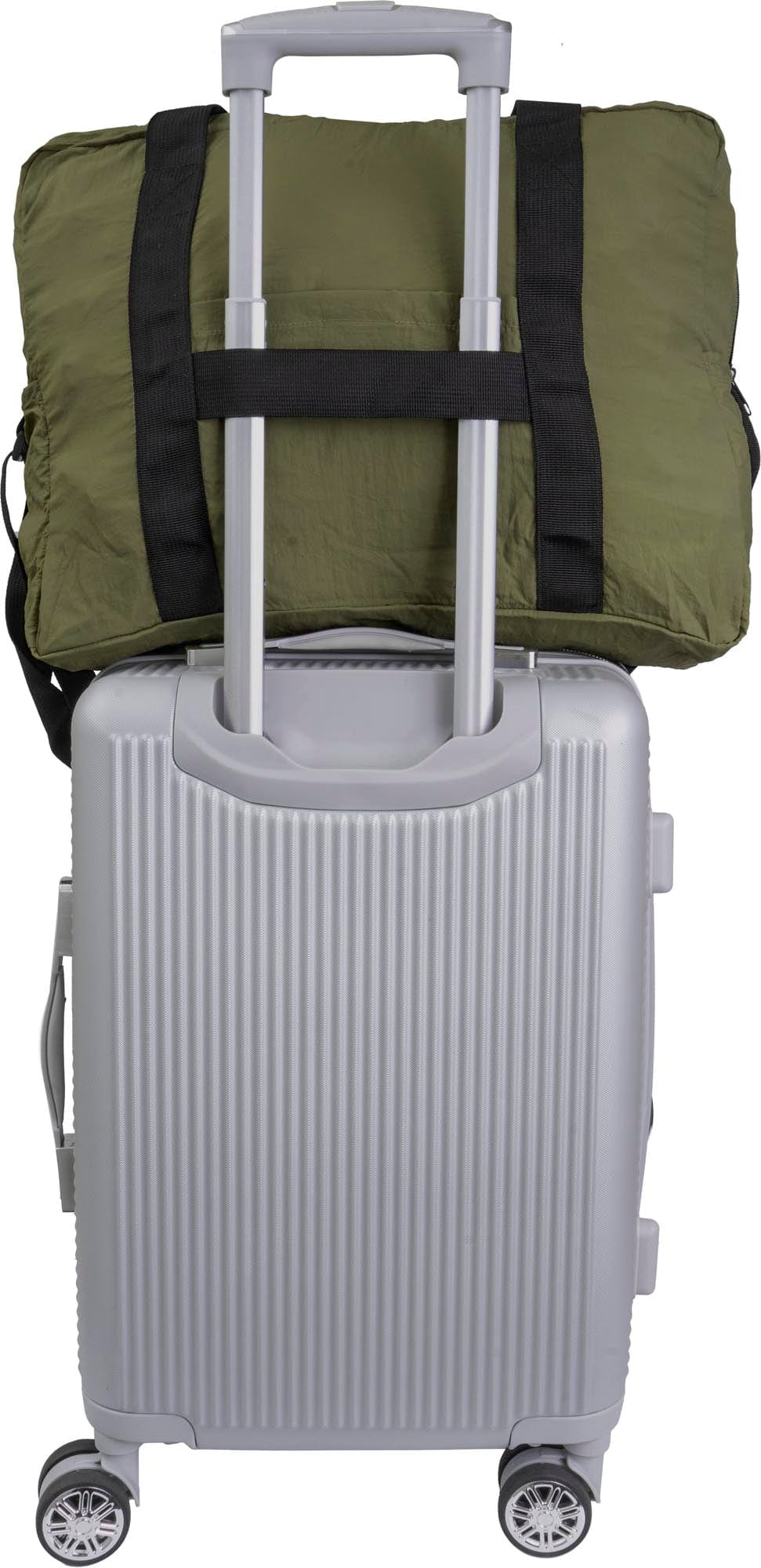 Boarding Pass Recycled Foldable & Packable Pouch Duffel Travel Bag