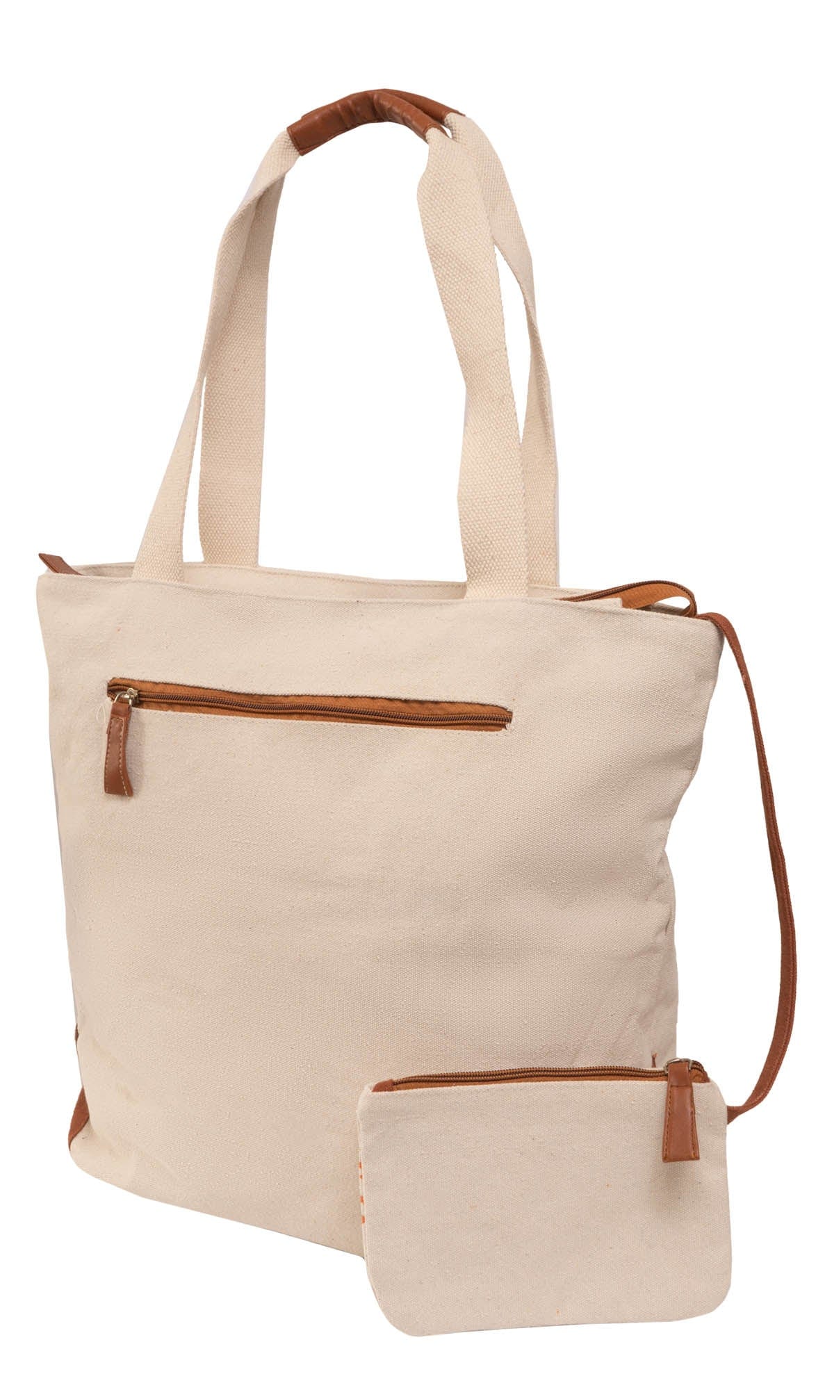 Magid Canvas "THE FUTURE IS FEMALE" Tote With Pouch