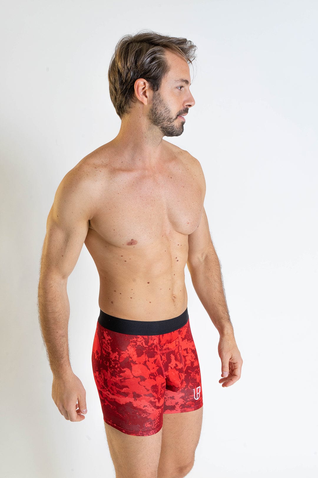 Veil Camo x UP Boxers Spectre Red Camo Print Modal Boxer Brief