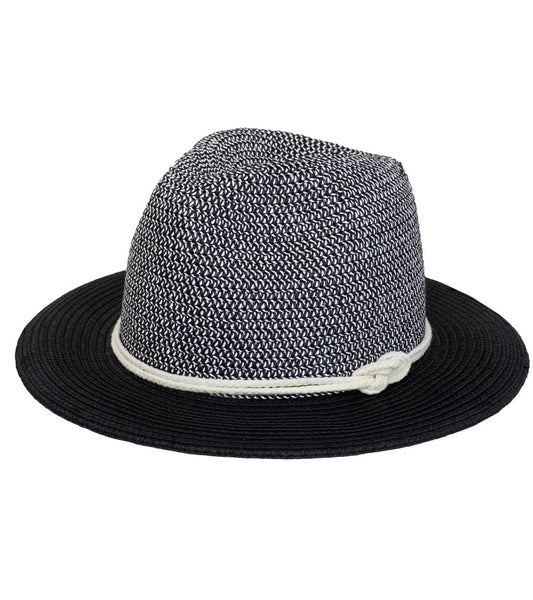 Magid Rope Two Tone Straw Panama Hat