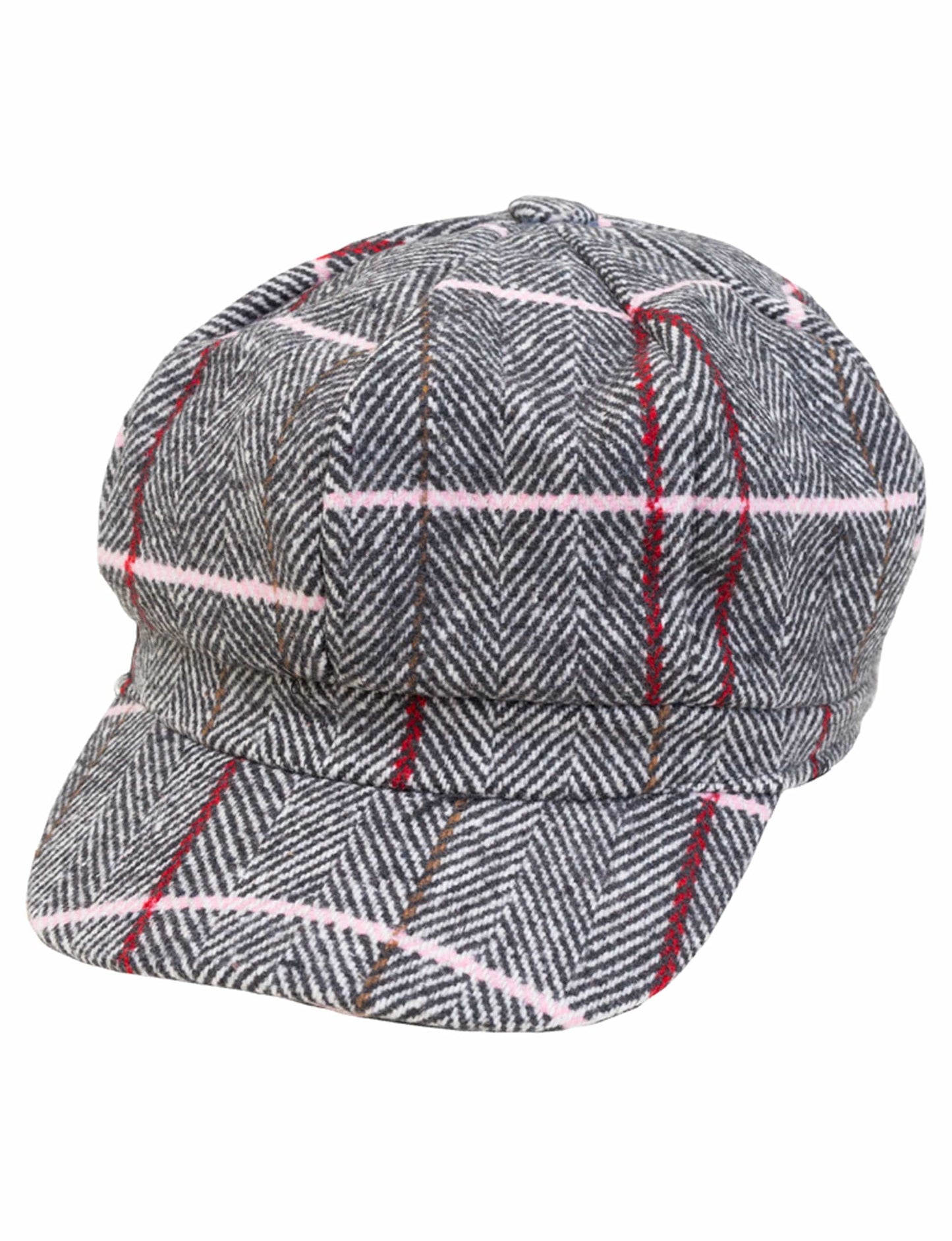 Magid Line Pattern Newsboy Cabby Cap