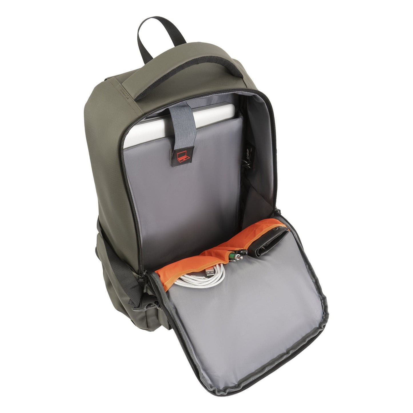Jack Abrahams 18-In Tarpaulin Workbook Laptop Backpack