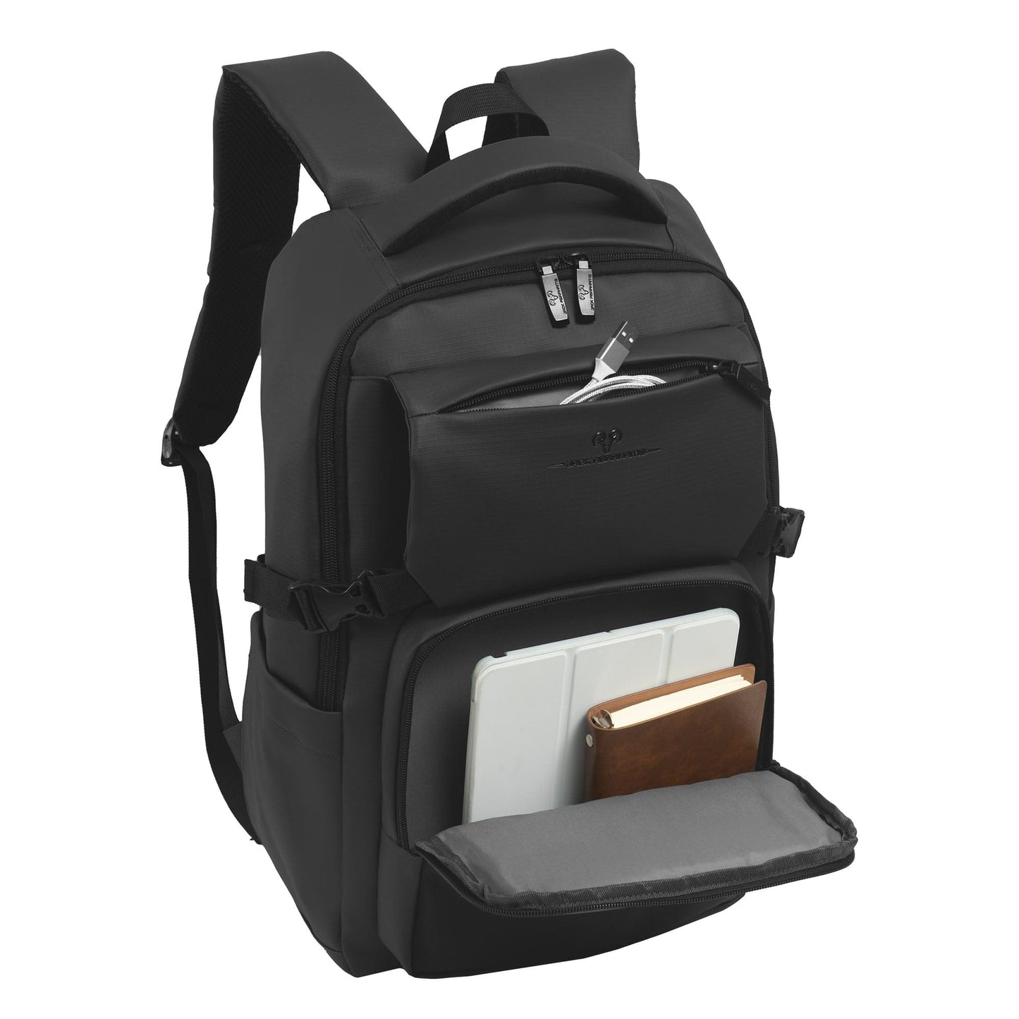 Jack Abrahams 18-In Tarpaulin Workbook Laptop Backpack